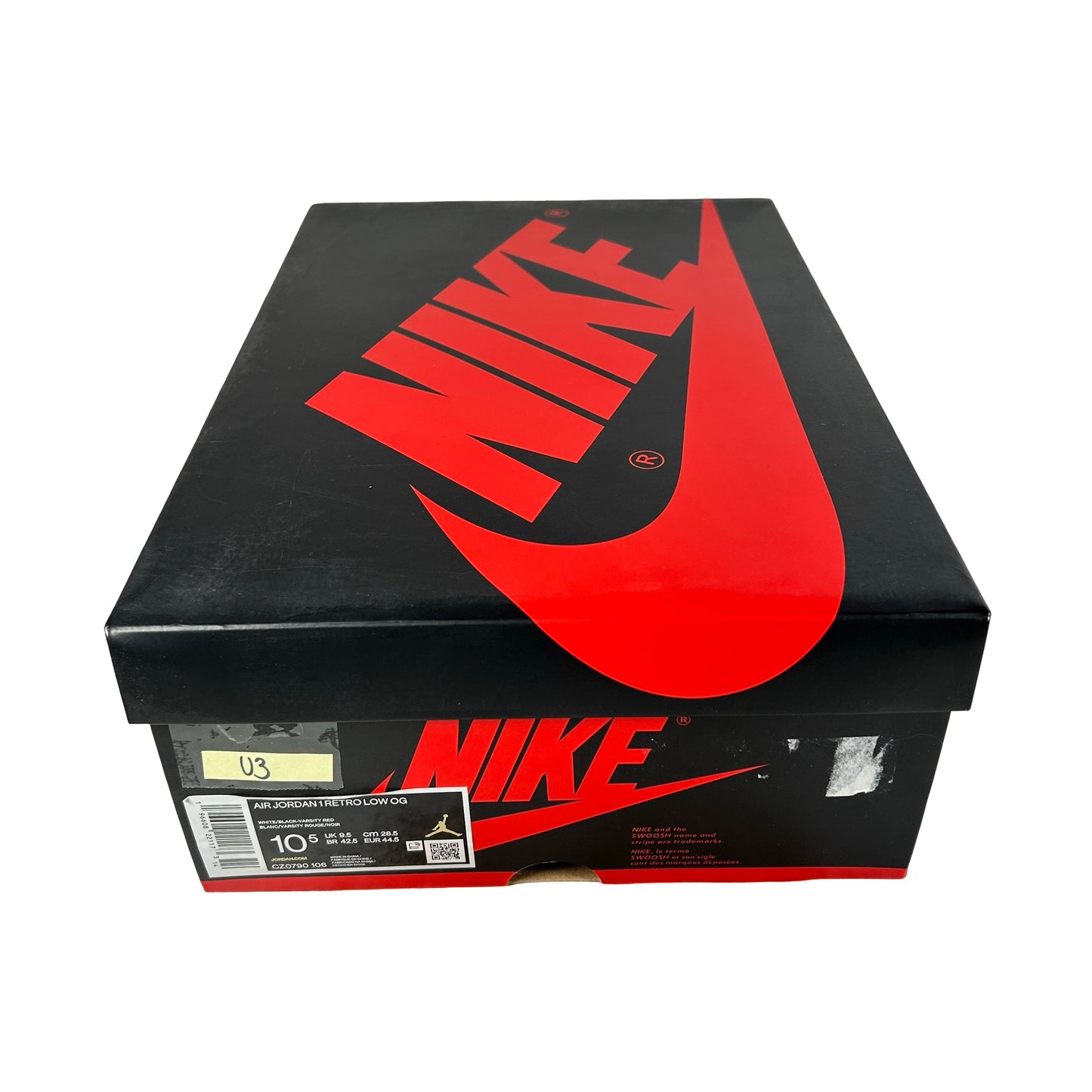 CZ0790 106 Jordan 1 Retro Low OG Punta negra (2023)