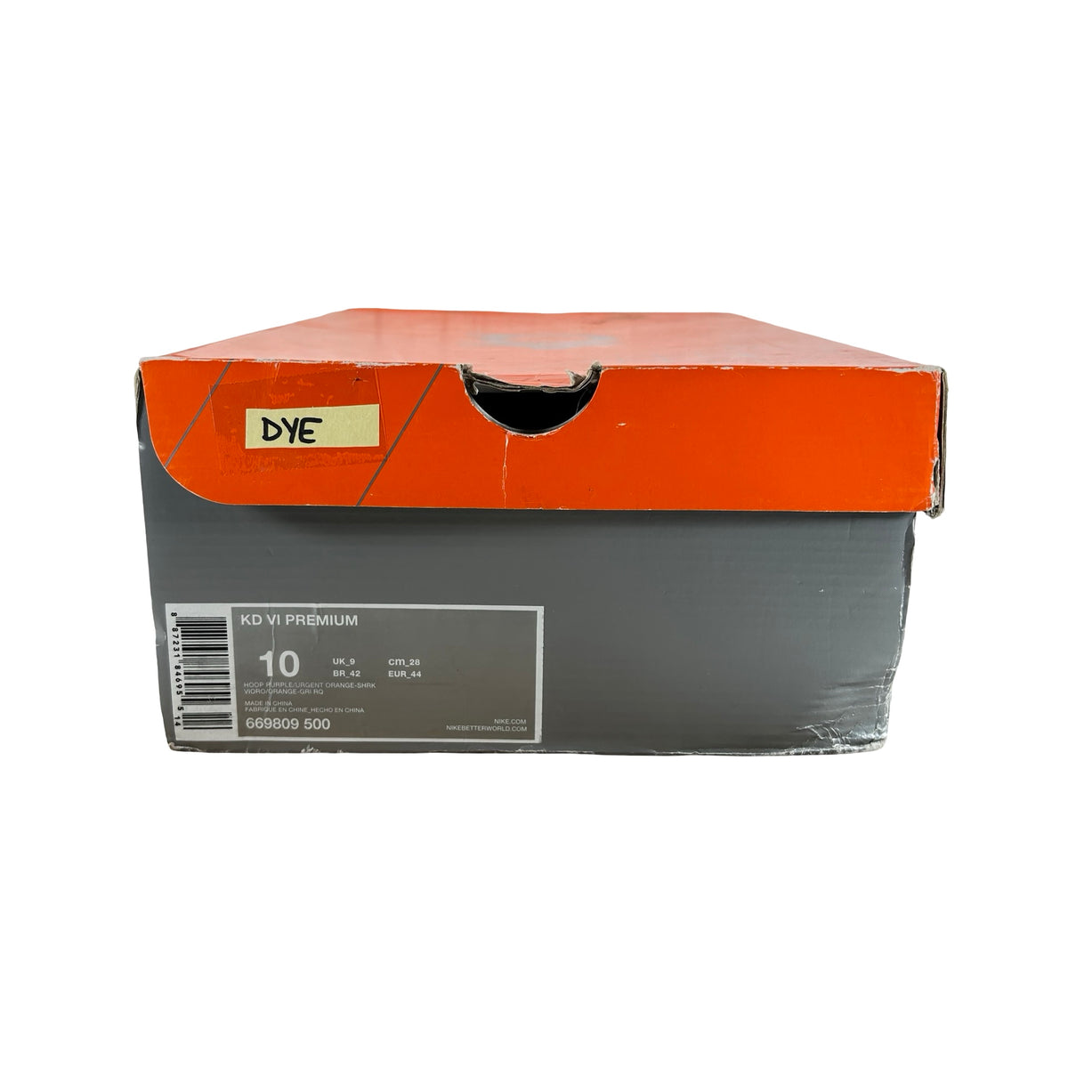 669809 500 Nike KD 6 What the KD - 10 M (Dye)