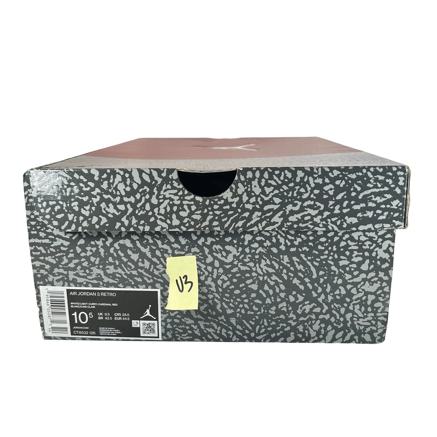 CT8532 126 Jordan 3 Retro Cardenal Rojo