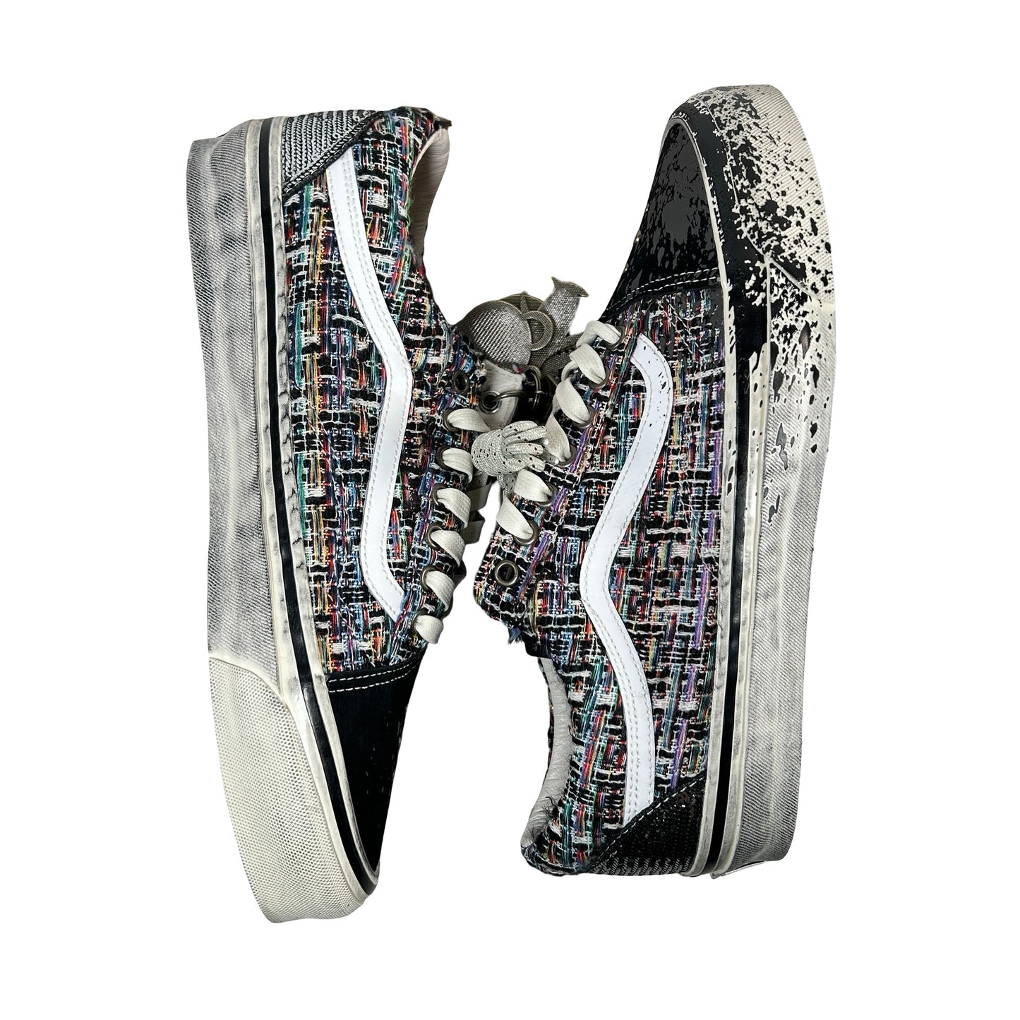 VN000D9VDE2 Vans Premium Old Skool Charms Black Gray