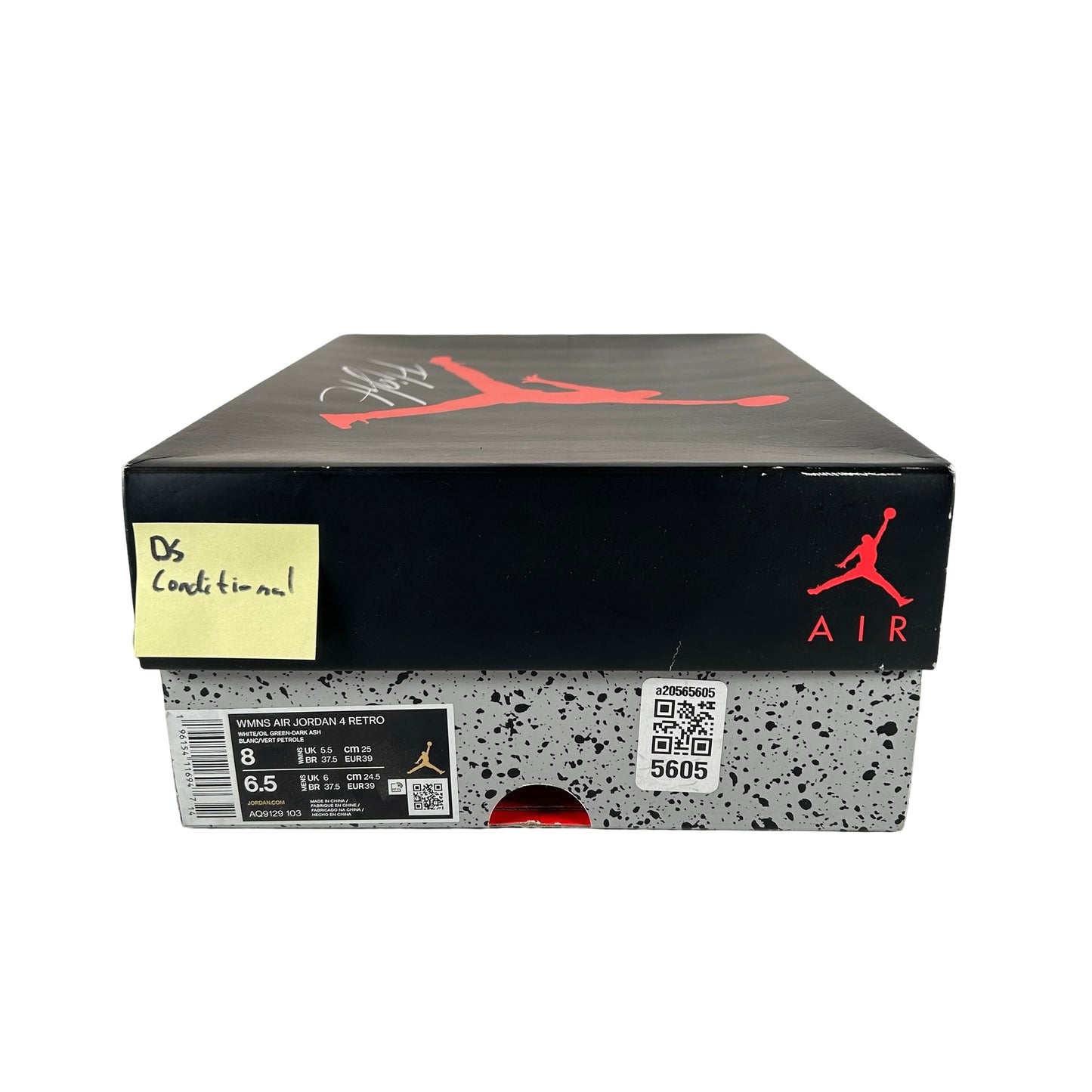 AQ9129 103 Jordan 4 Retro Espuma de mar (W)