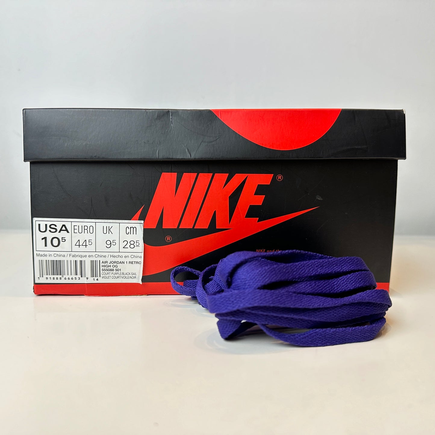 555088 501 Jordan 1 Corte Púrpura