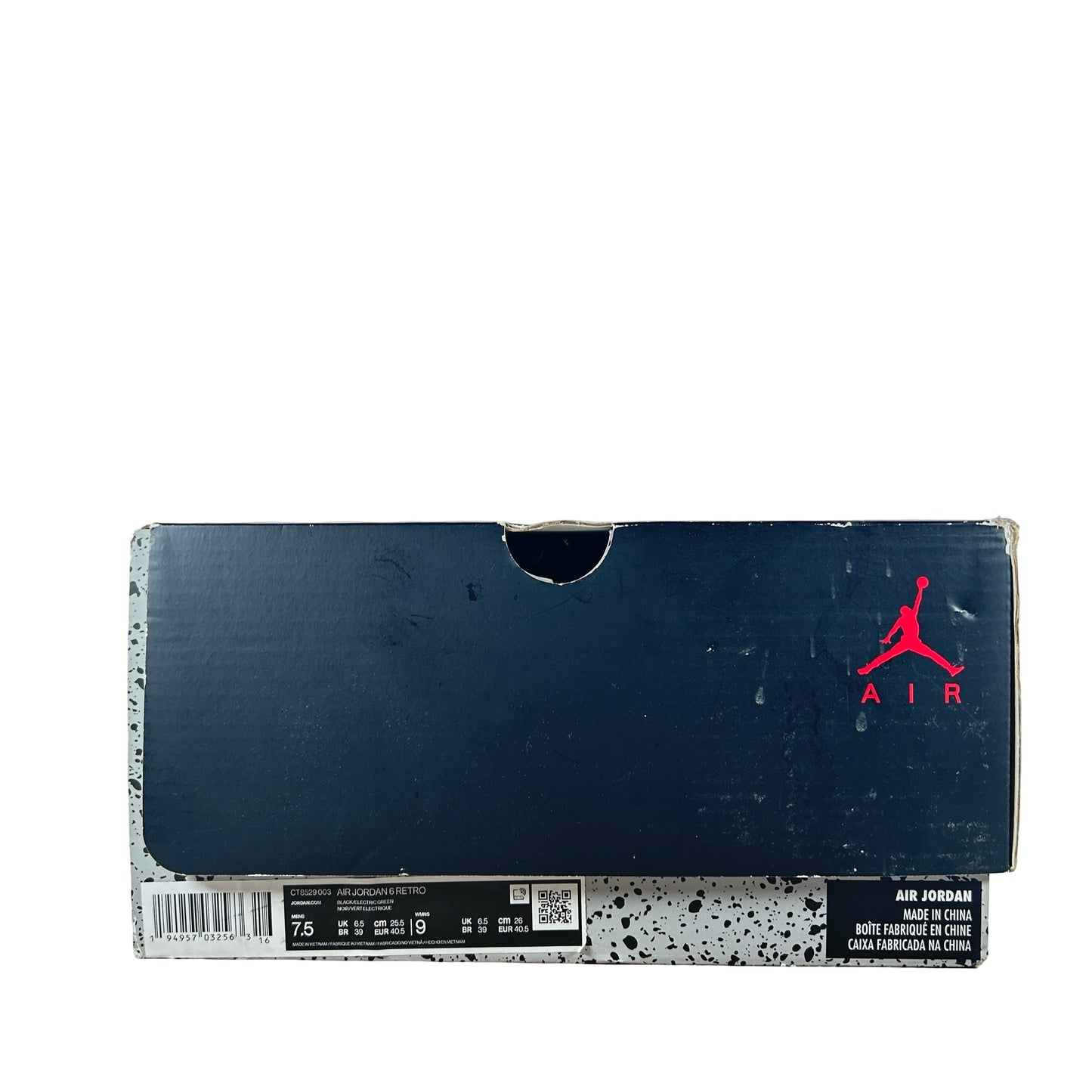 CT8529 003 Jordan 6 Retro Verde Eléctrico