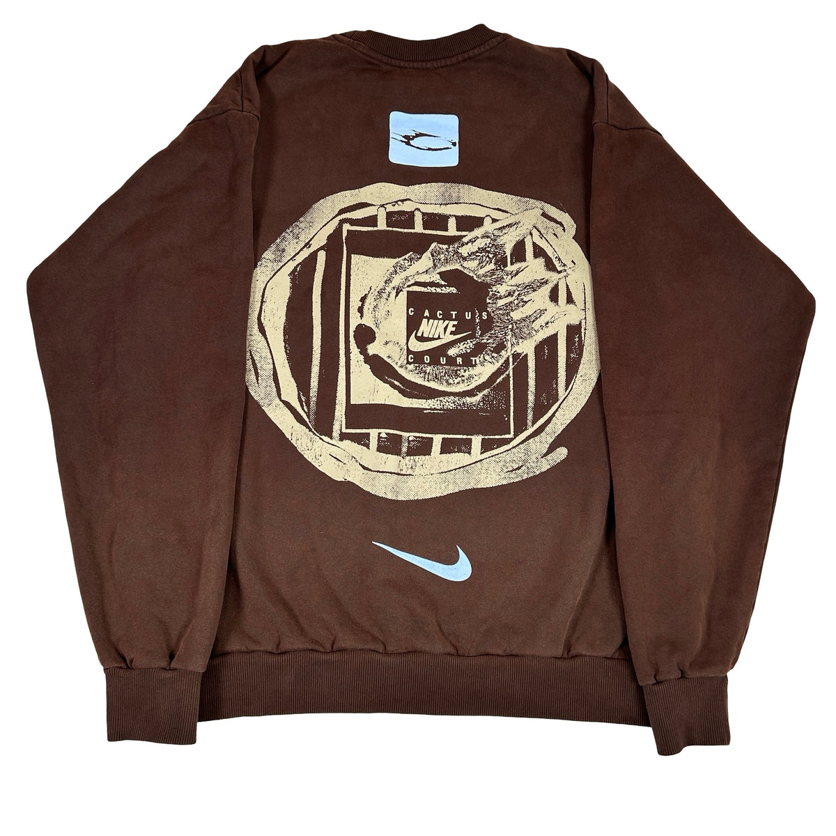 Nike x Travis Scott Cactus Jack Court Crewneck Brown