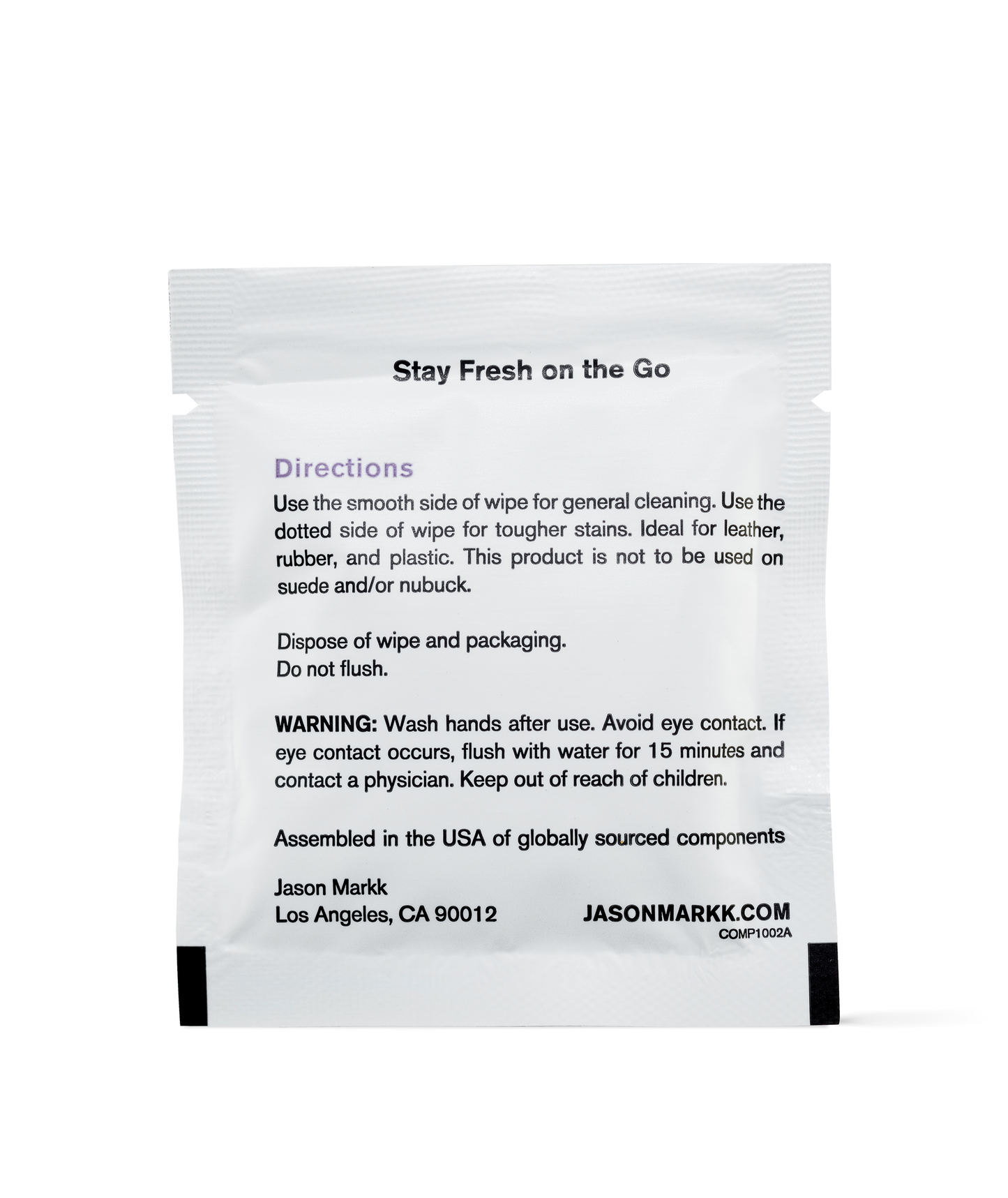 Jason Markk Quick Wipes 30 Pack