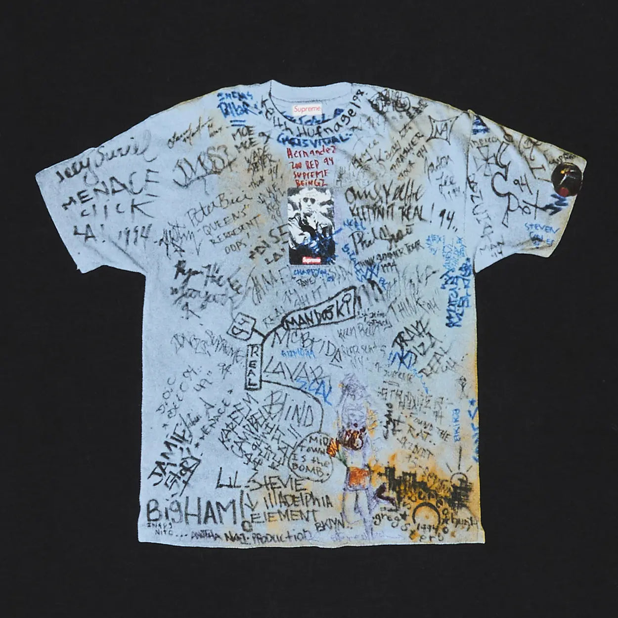 Supreme 30th Anniversary First Tee Black