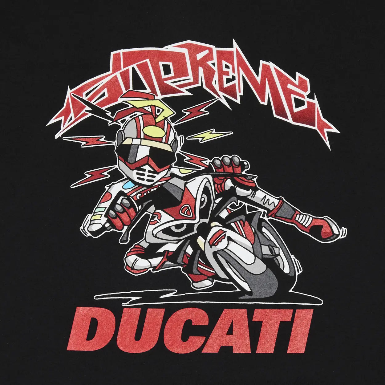 Supreme Ducati Bike Tee Black