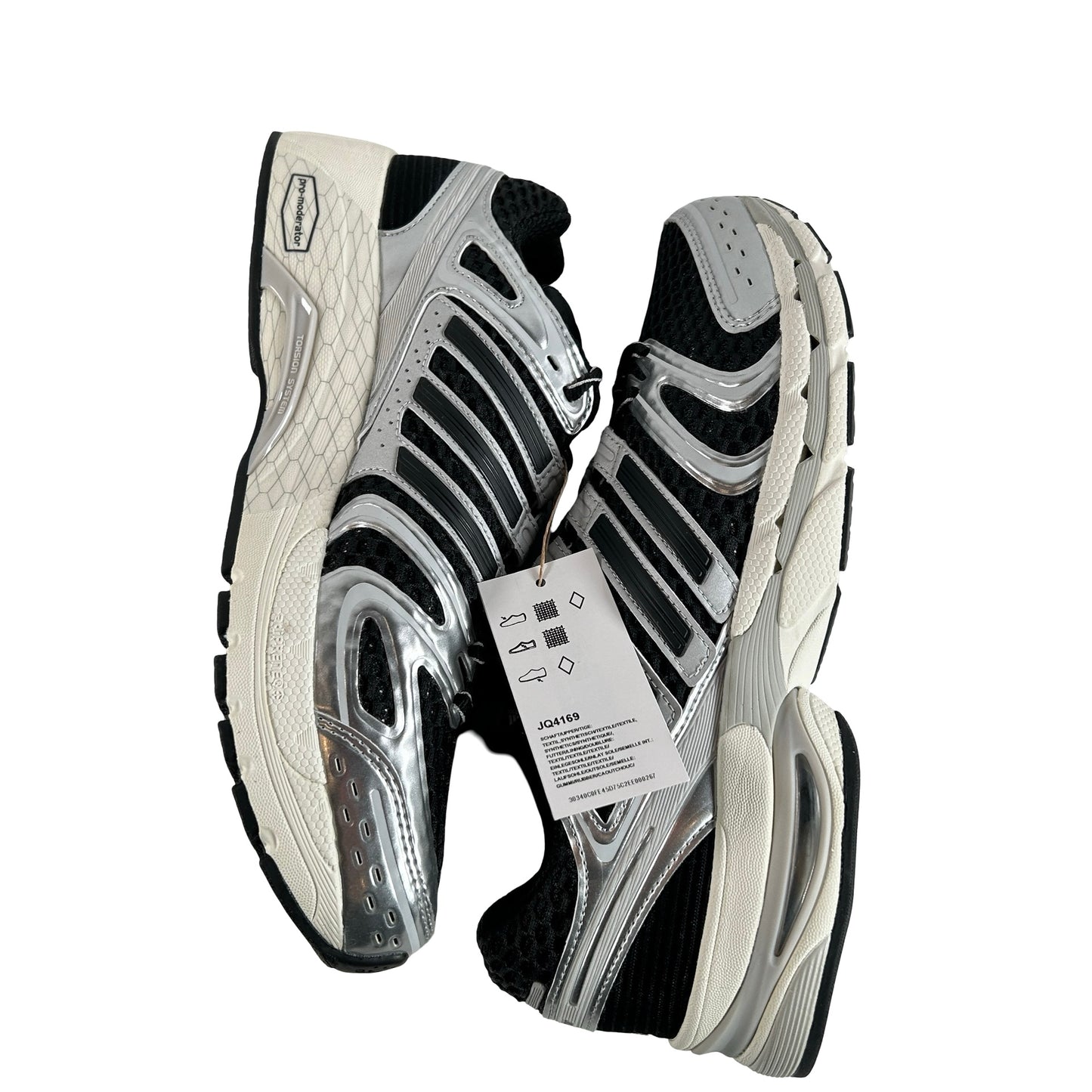 JQ4169 adidas Adistar Control 5 Black Silver Metallic