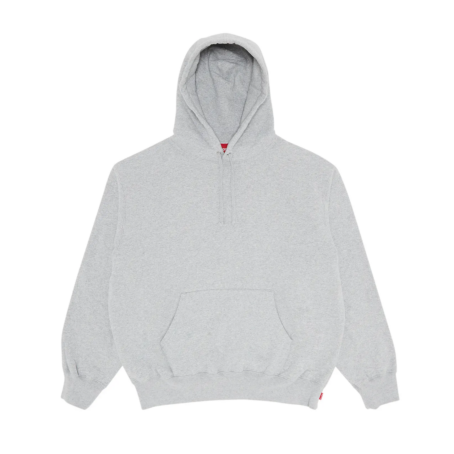 Supreme Satin Appliqué Hooded Sweatshirt (FW25) Heather Grey