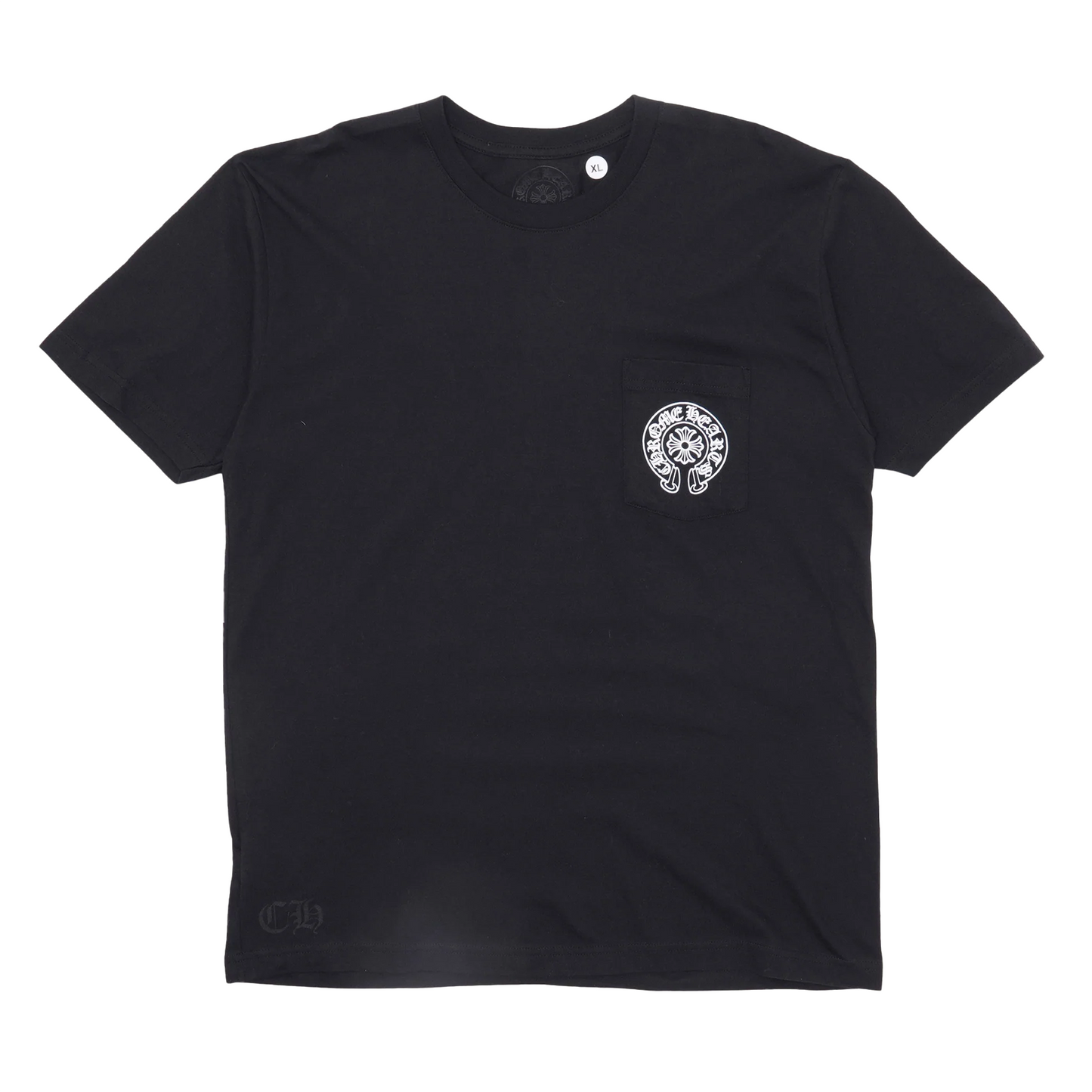 Chrome Hearts Miami Exclusive Horseshoe Pocket Tee Black