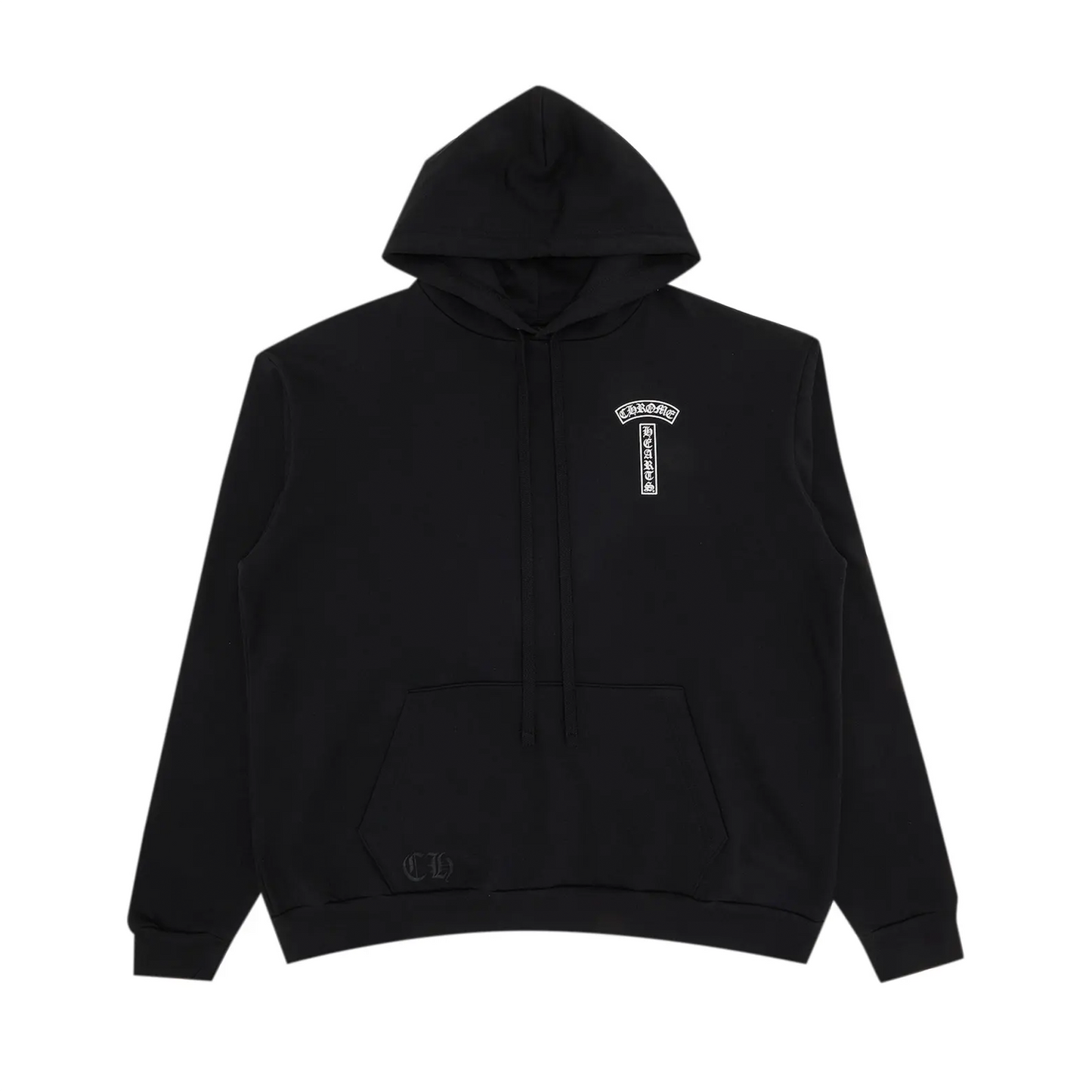 Chrome Hearts USA Shoulder Tbar Logo Hoodie Black