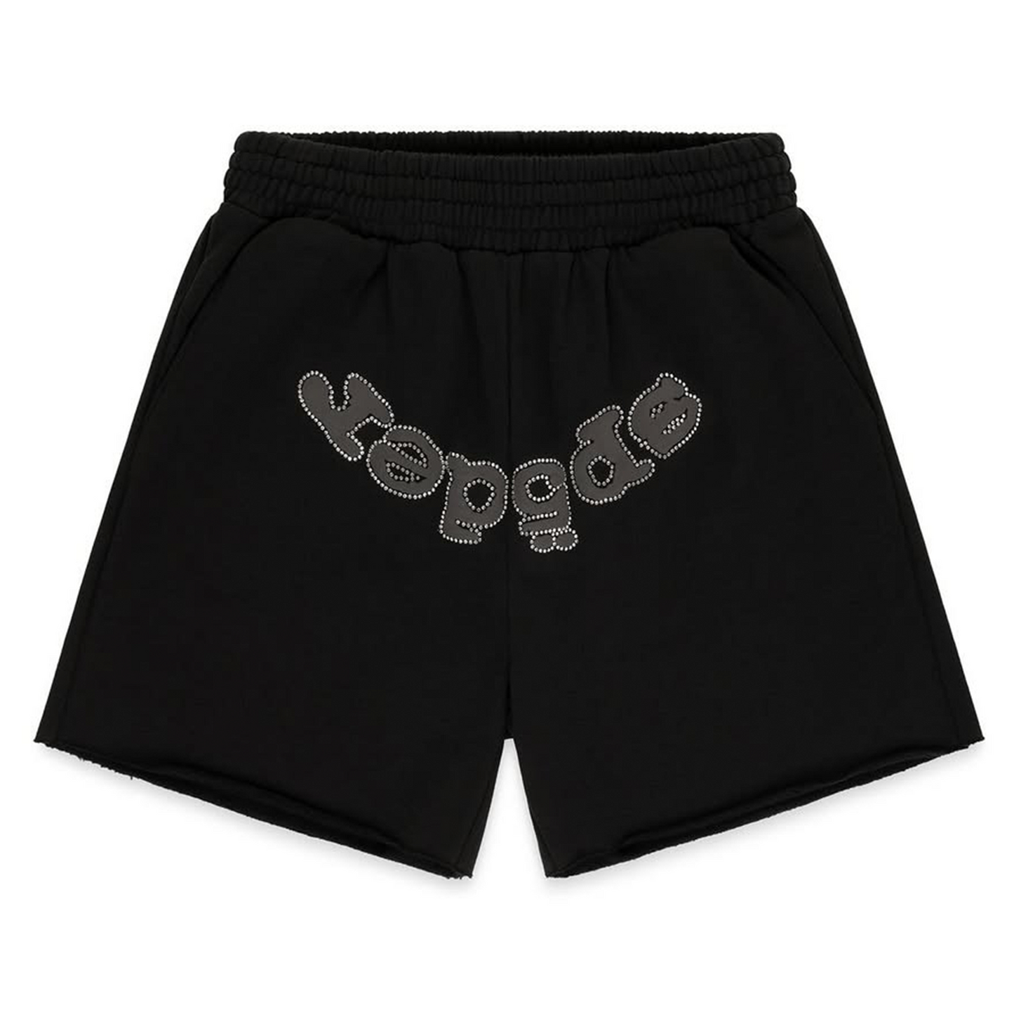 Sp5der OG Web V2 Phantom Sweatshort Black