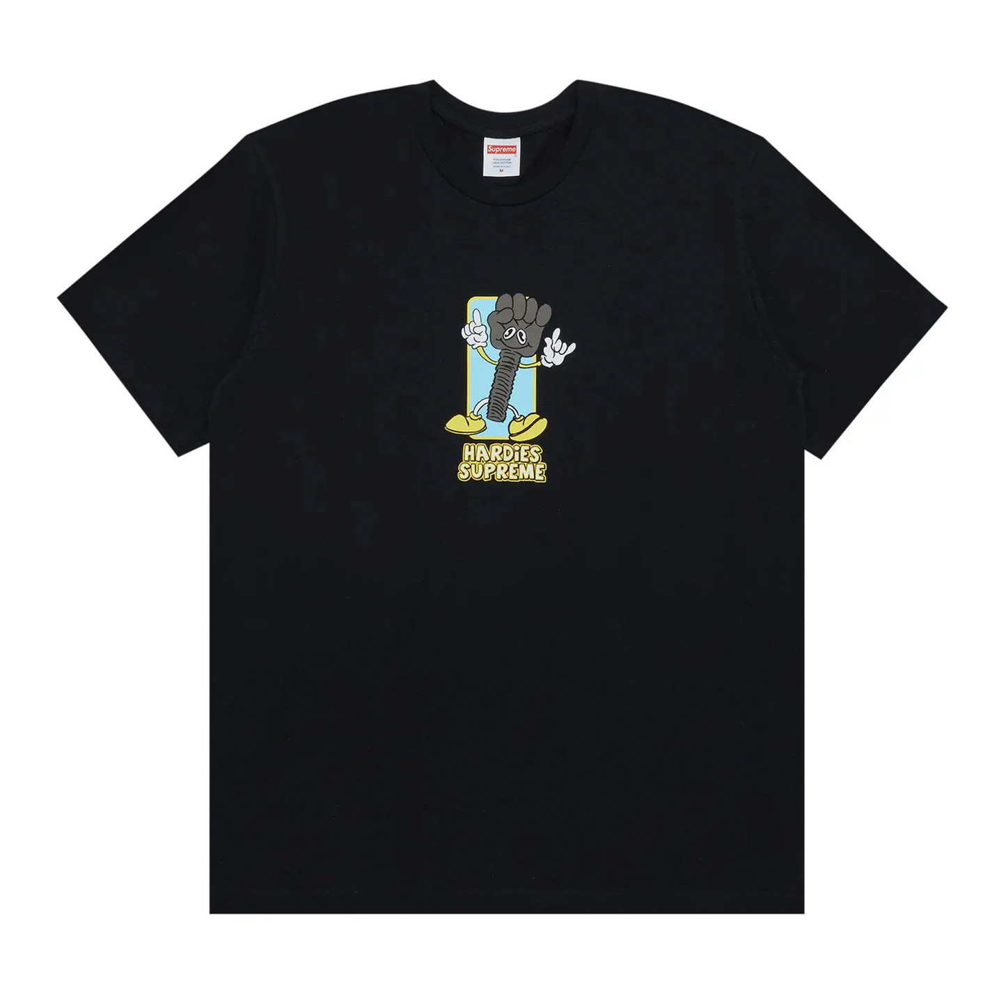 Supreme x Hardies Bolt Tee Black