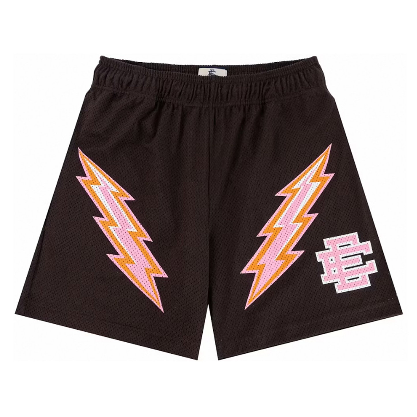 Eric Emanuel EE Short Dark Brown/Pink Bolt