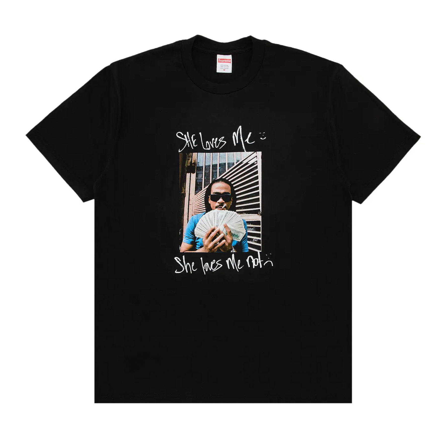 Supreme Max B Tee Black [USED] - M (Used4) – DISTRICT ONE NY