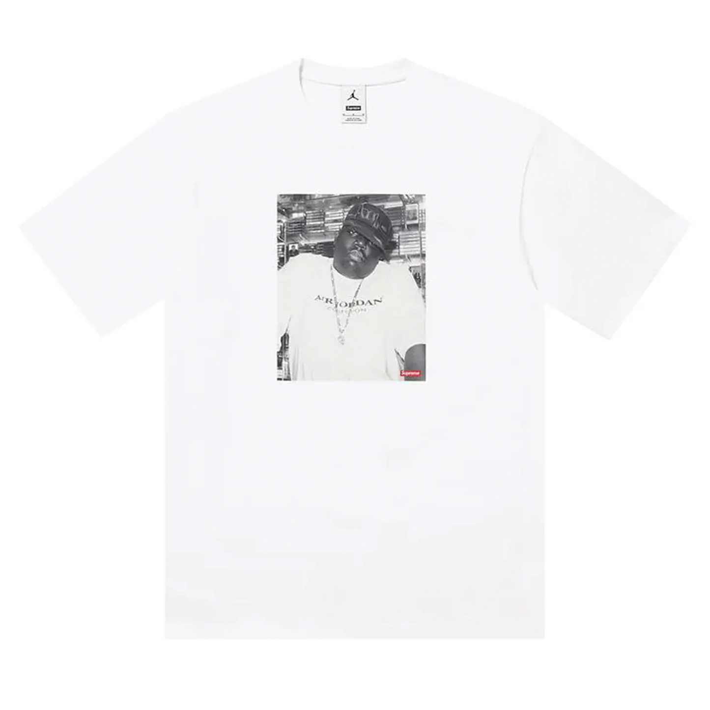 Supreme Jordan Biggie S/S Top White