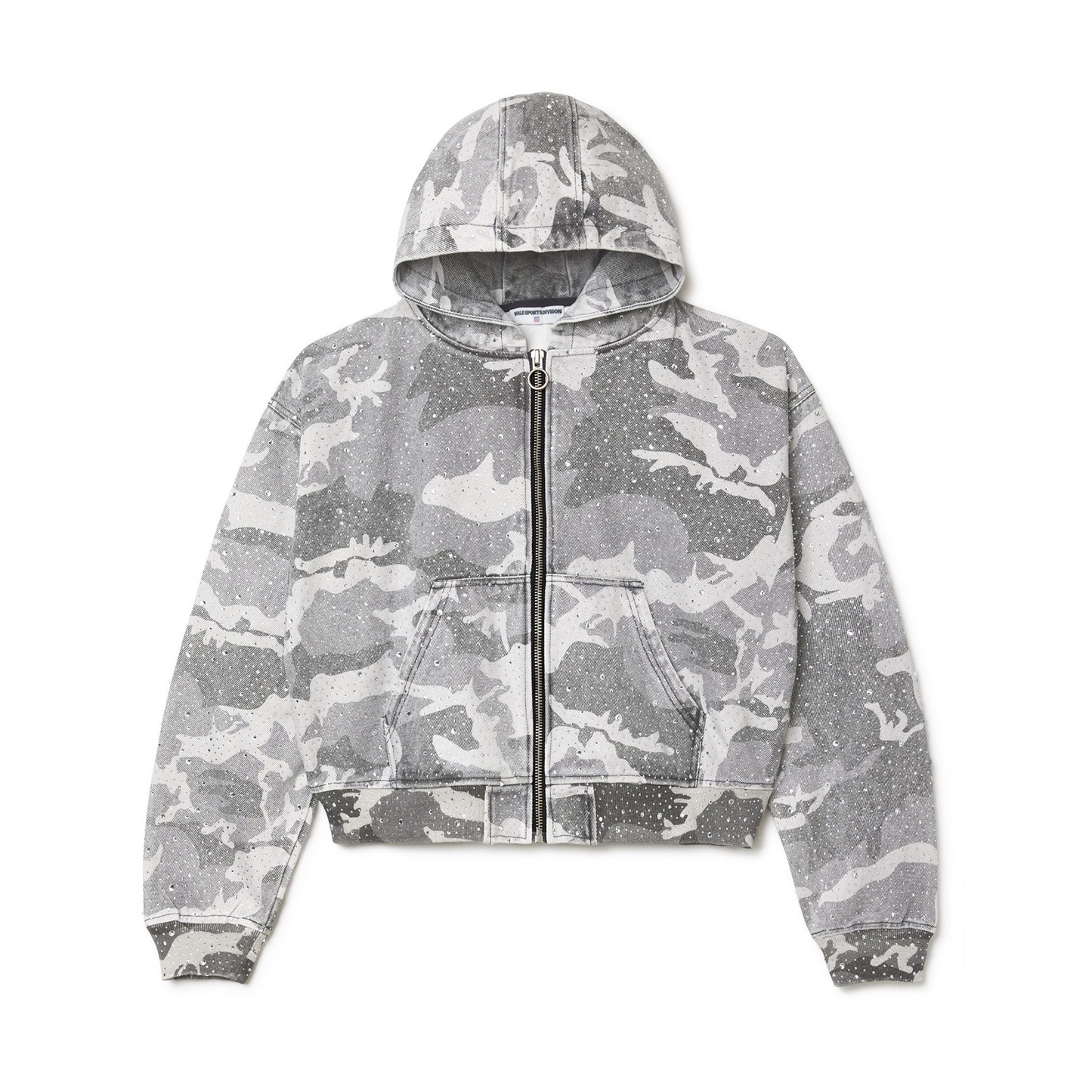 Vale Winter Crystal Camo Zip-Up Jacket