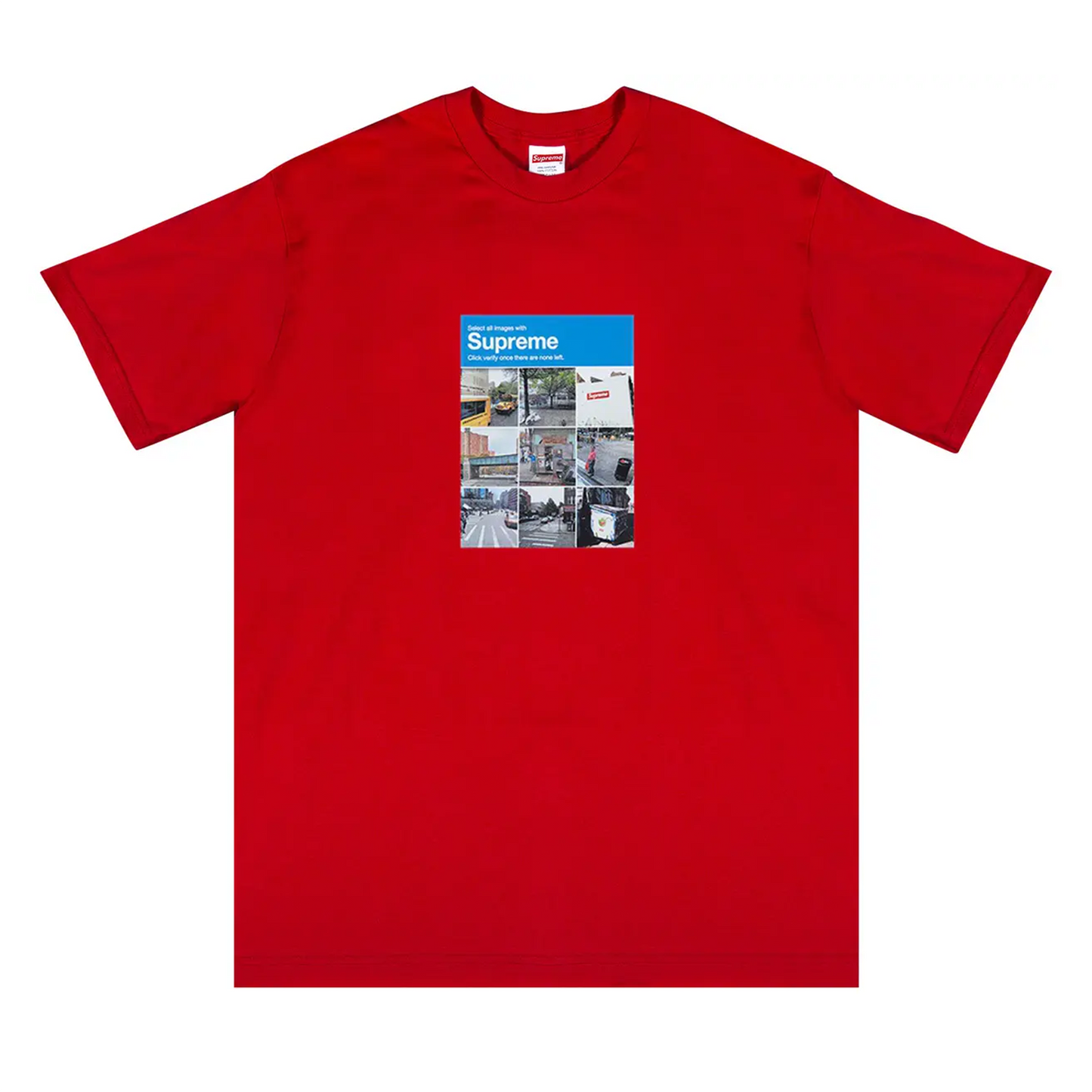 Supreme Verify Tee Red