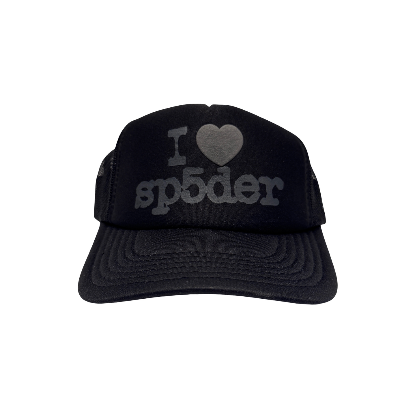 Sp5der I Heart Sp5der Trucker NYC Exclusive Black/Black