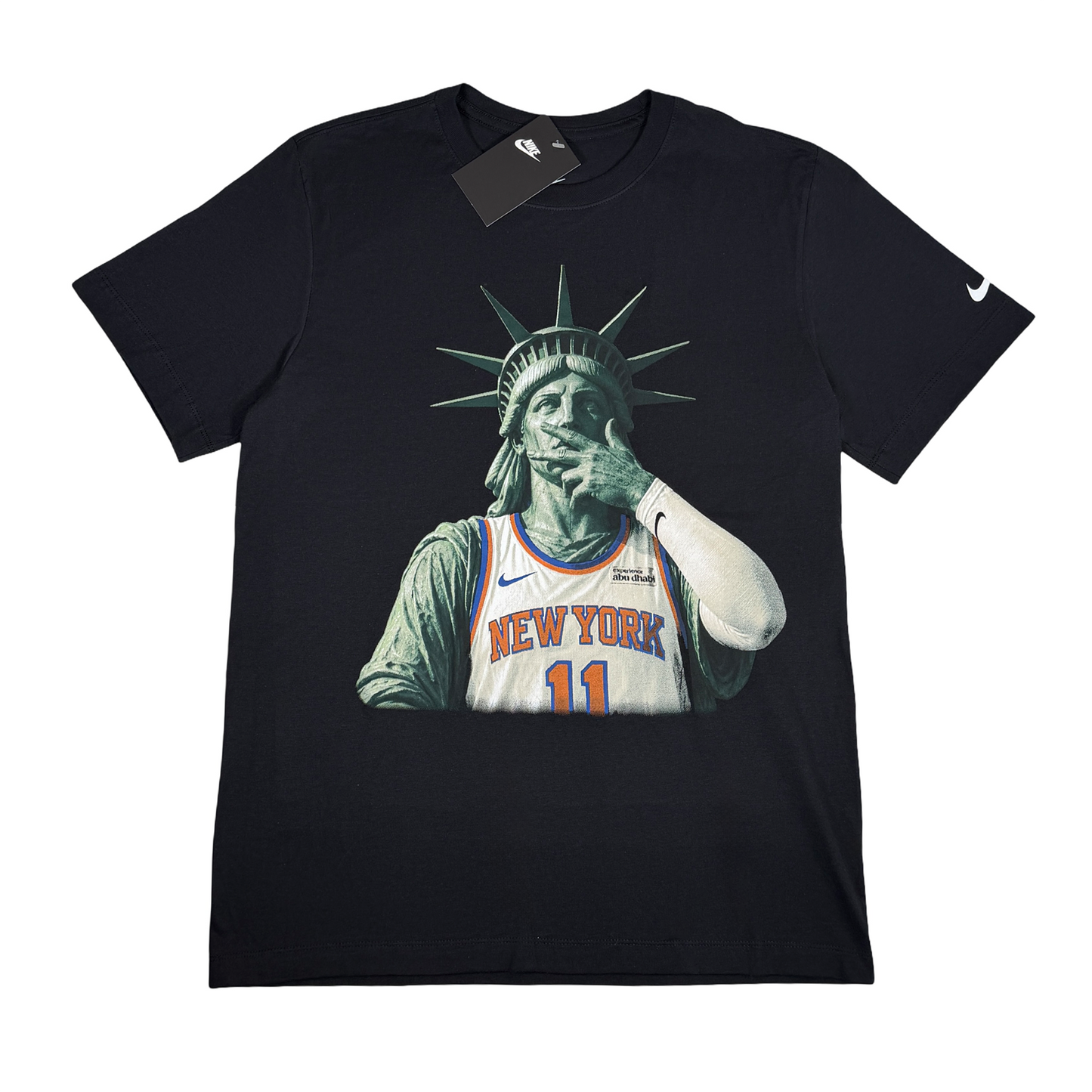 Nike New York Knicks Brunson Statue of Liberty Tee Black