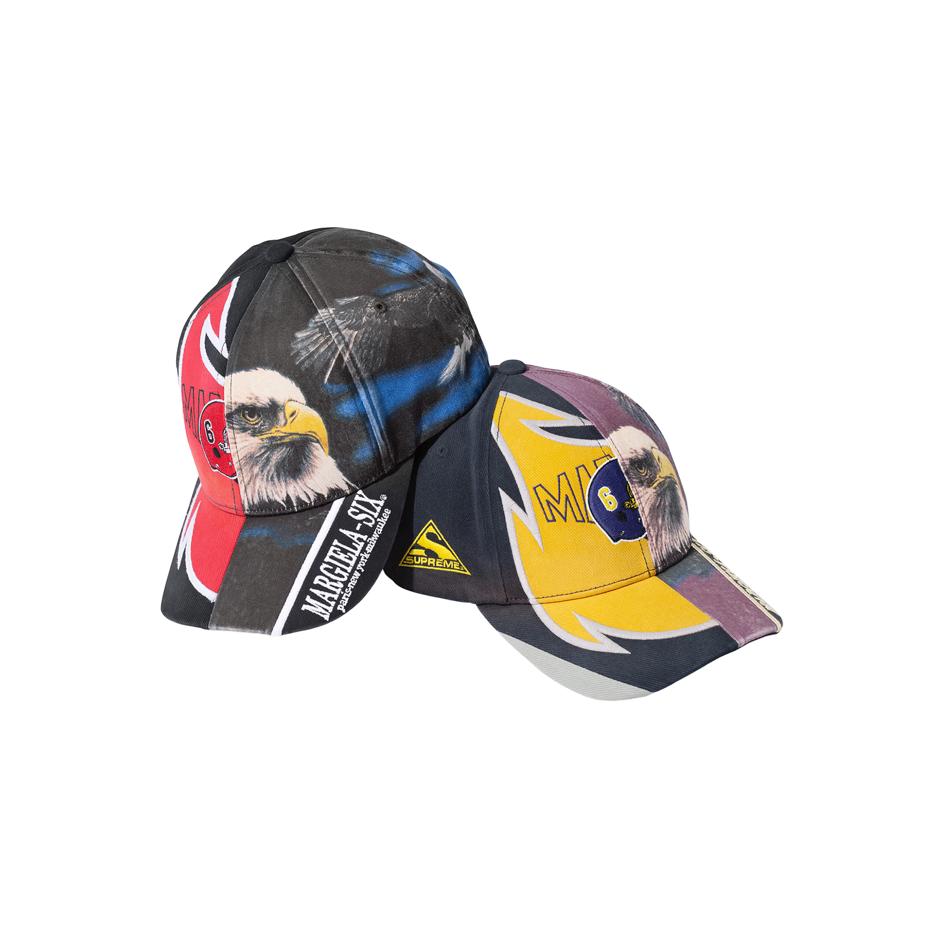 即発送 26SS Supreme MM6 Split 6-Panel Black Supreme MM6 Maison Margiela Split 6-Panel Hat – DISTRICT ONE NY