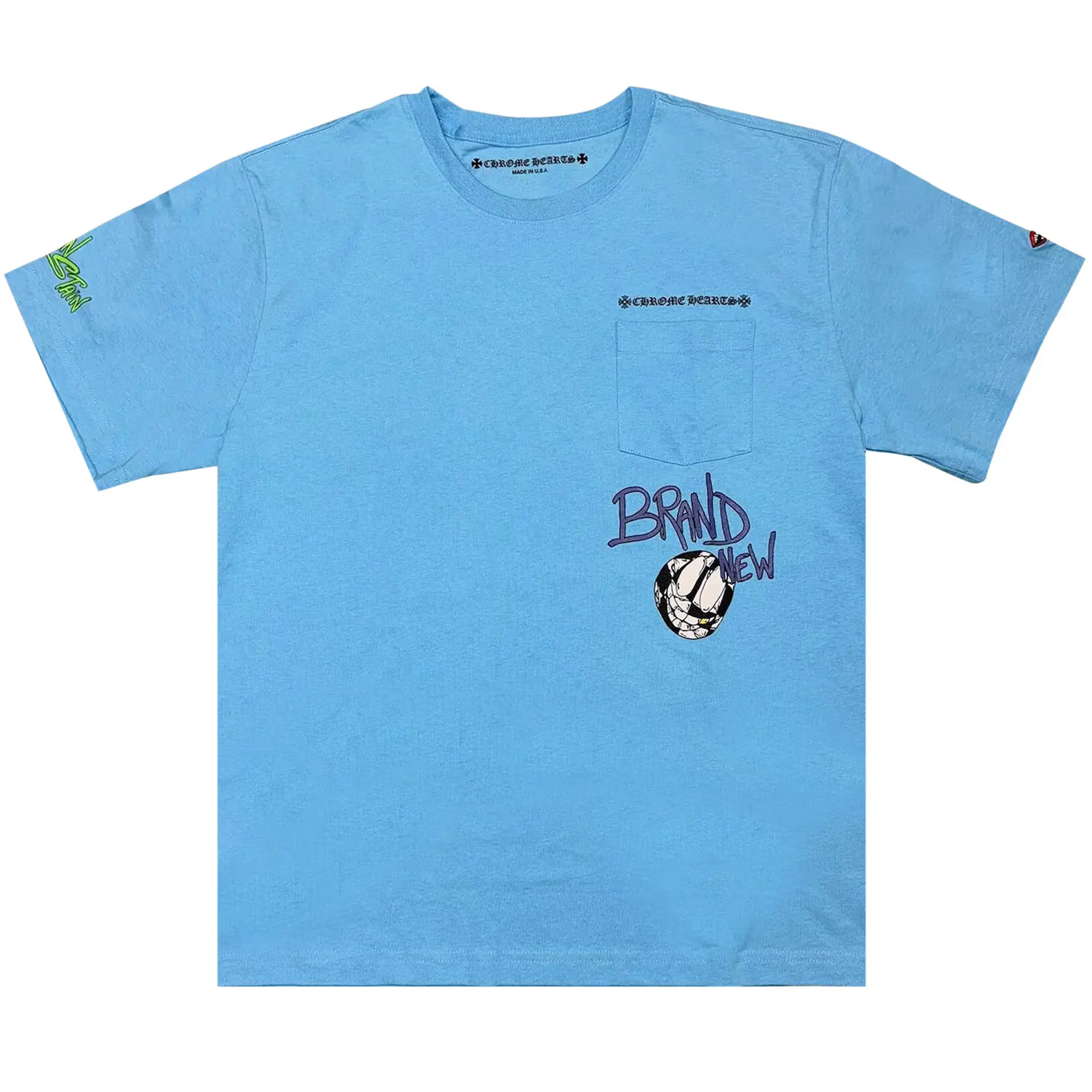 Chrome Hearts Matty Boy Brain New Tee 'Baby Blue' – DISTRICT ONE NY