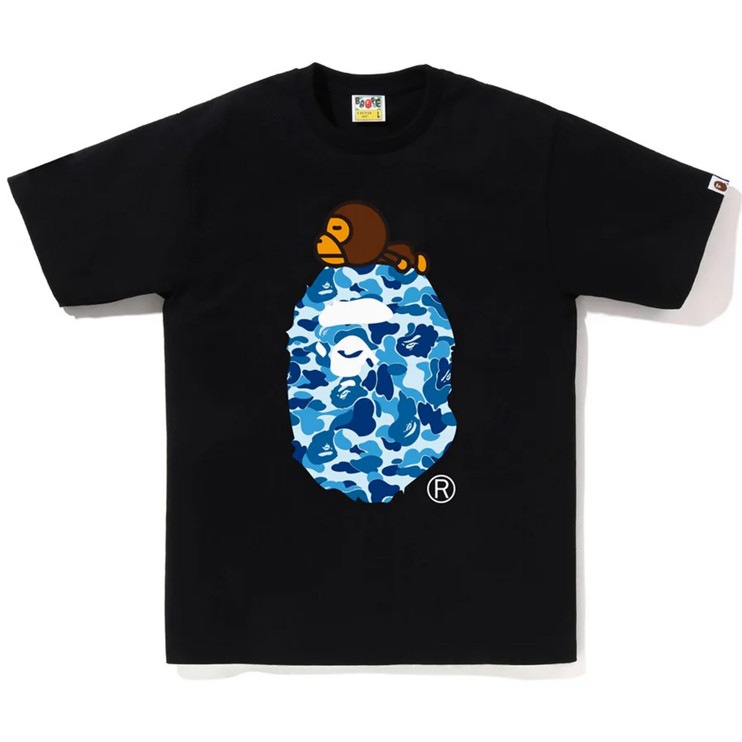 Bape A Bathing Ape ABC Camo Milo On Big Ape Blue Black