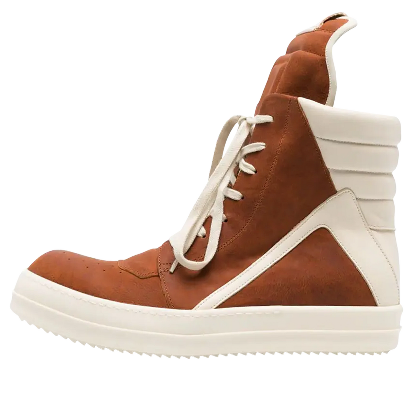 RU01D3894 LBKCO Rick Owens Geobasket High 'Clay Milk'