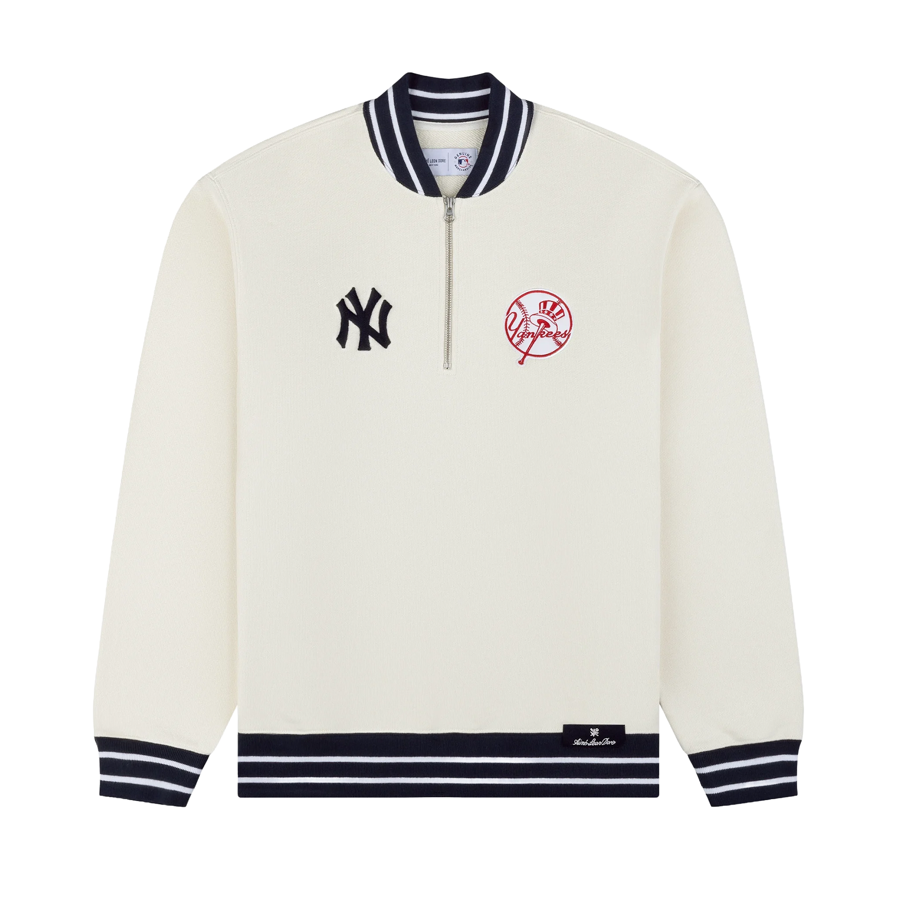 Aime Leon Dore ALD / New York Yankees Quarter Zip Pullover [USED
