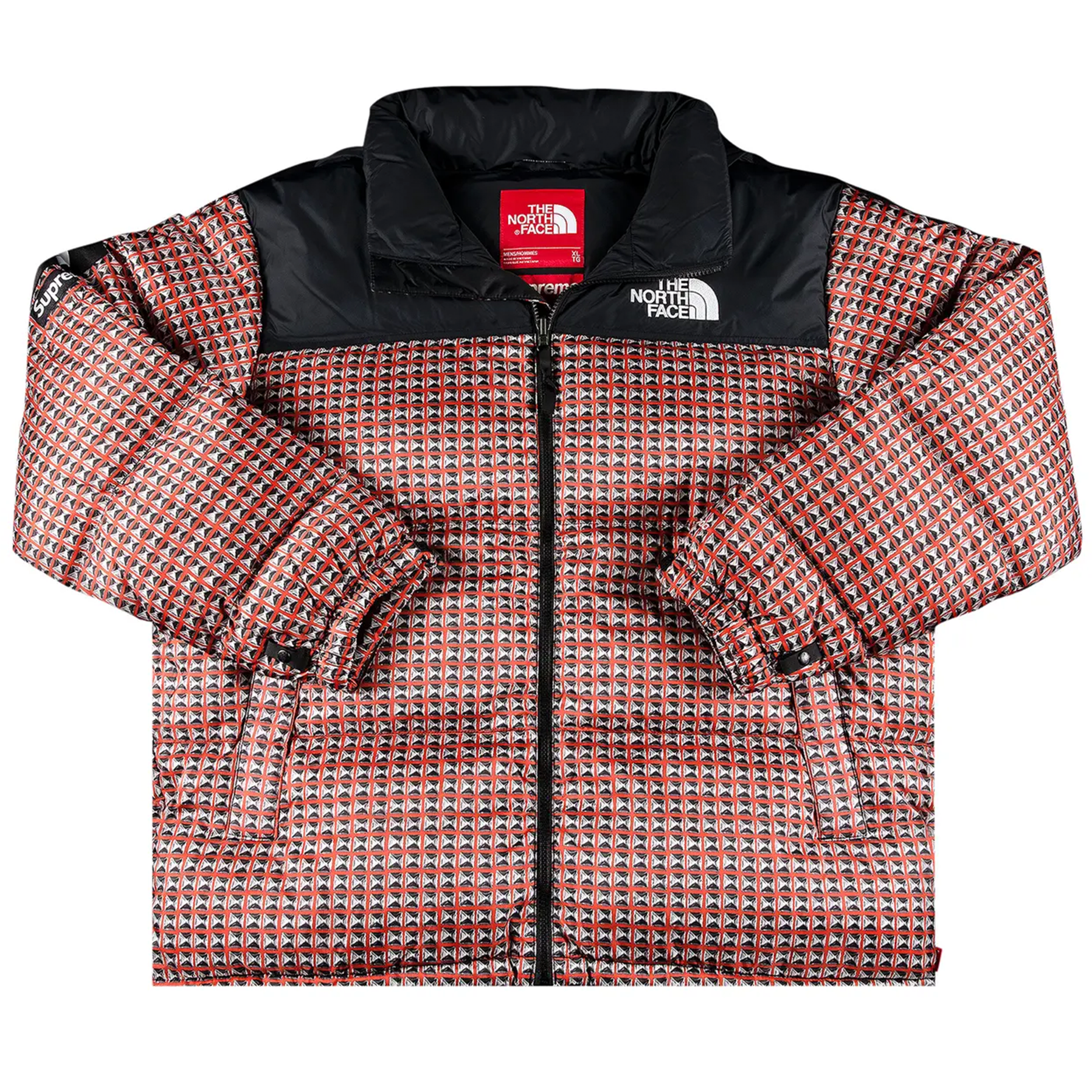 Supreme The North Face Studded Nuptse Jacket Red – DISTRICT ONE NY