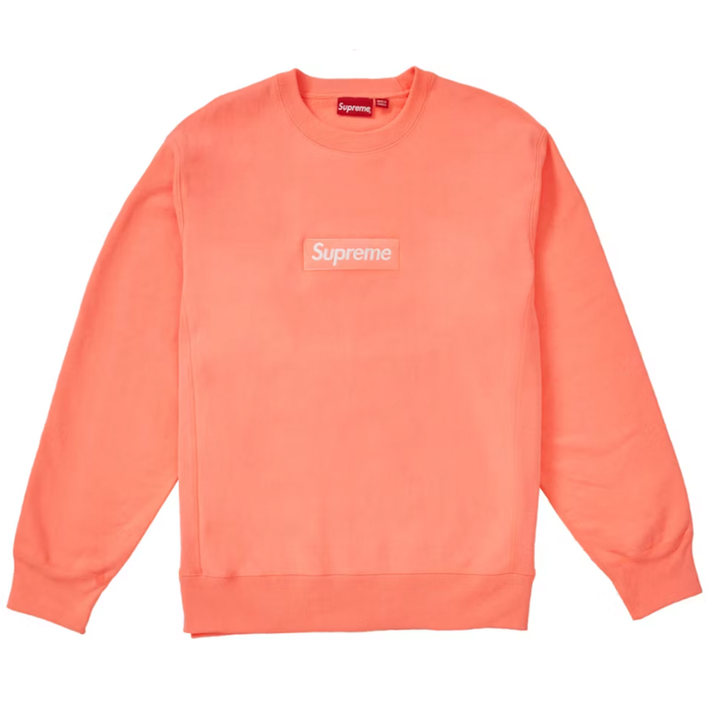 Supreme Box Logo Crewneck 'Fluorescent Pink'