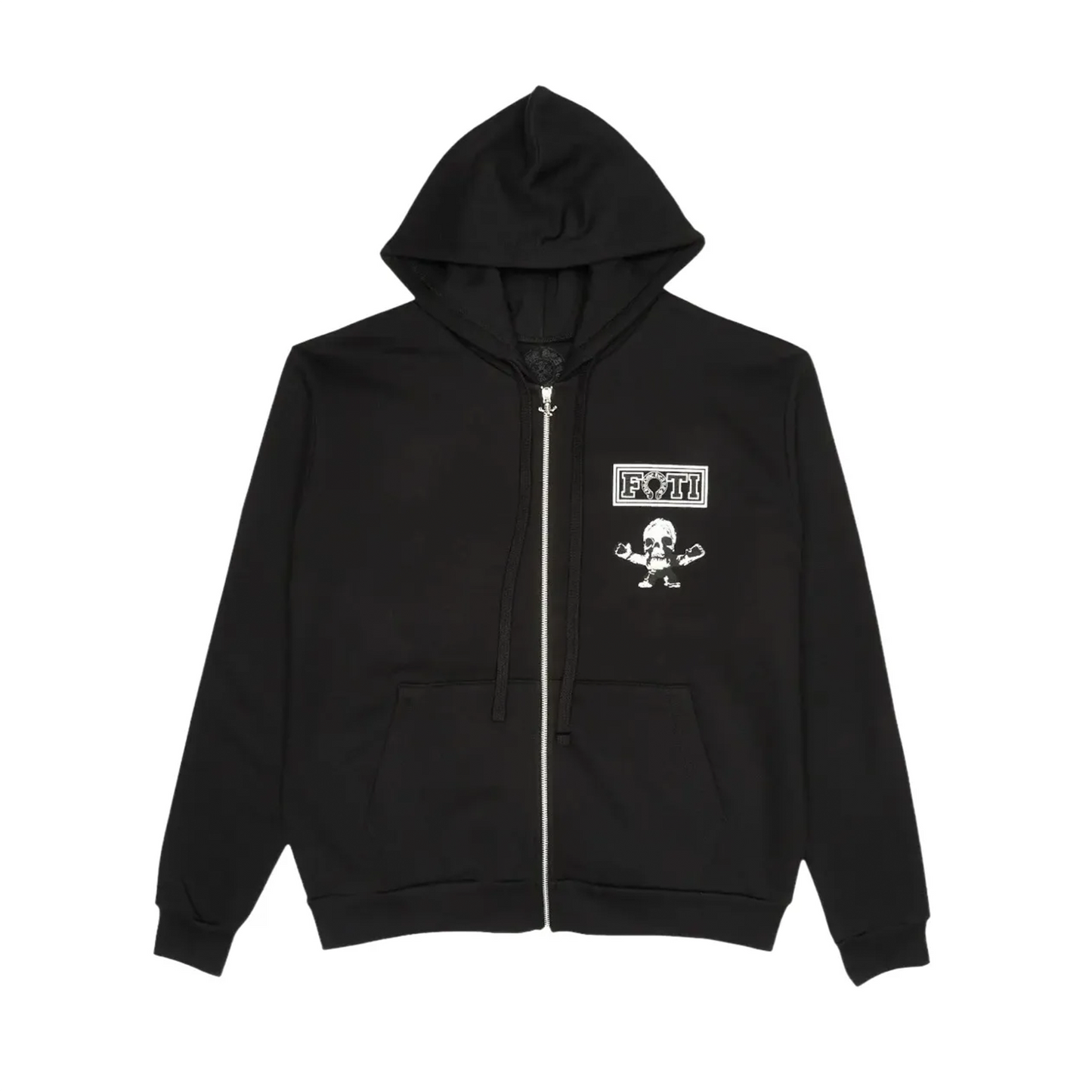 Chrome Hearts Foti Tic Tac Toe Zip-Up Hoodie