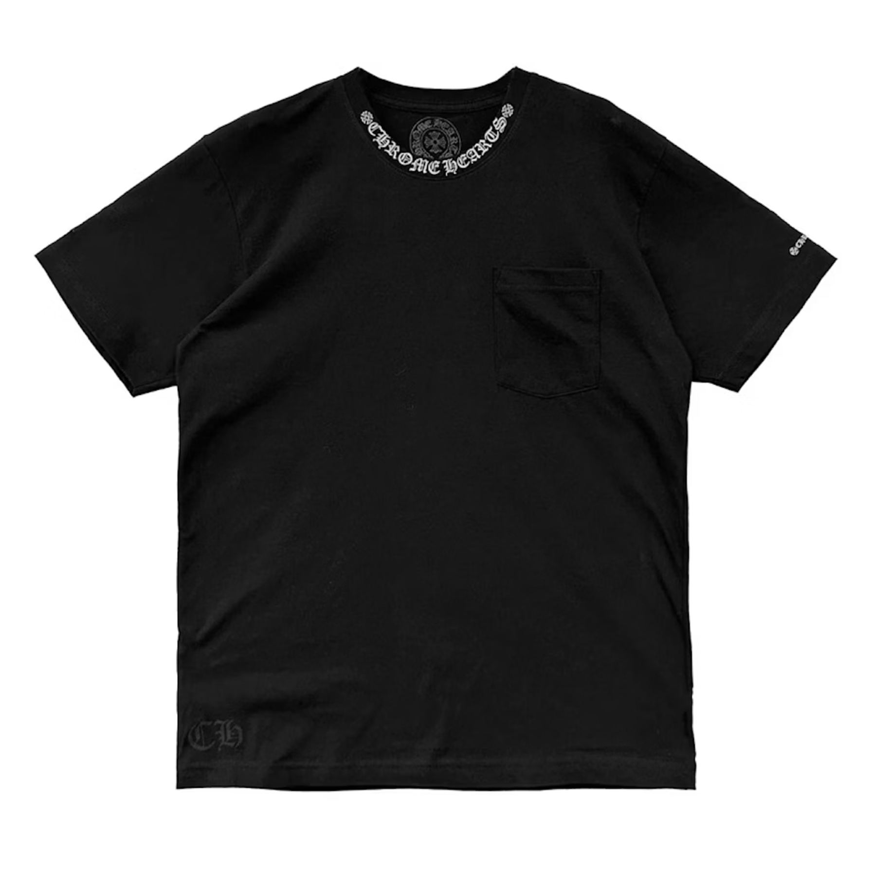 Chrome Hearts Short Sleeve Pocket Crew T-shirt Black – DISTRICT ONE NY