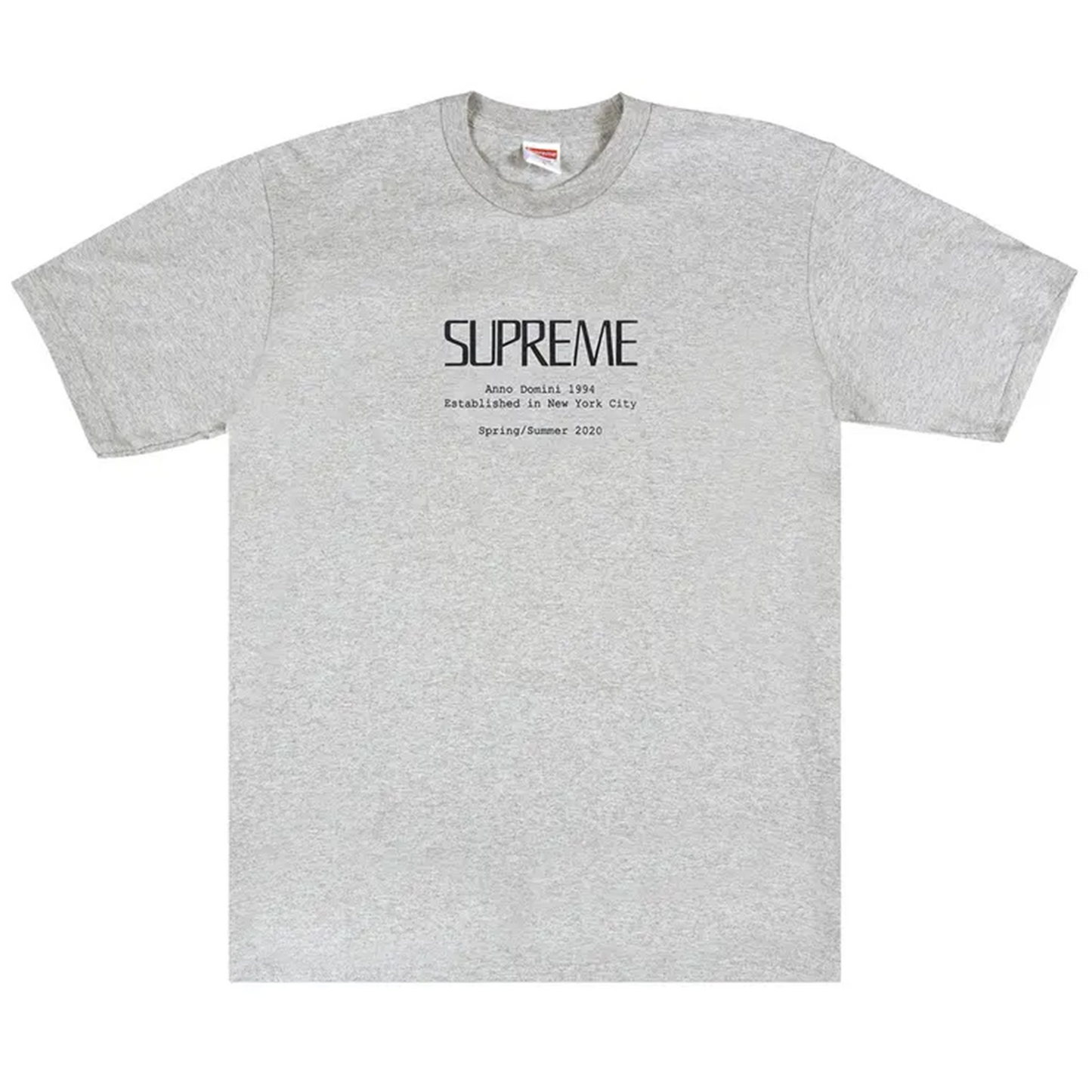 Supreme Anno Domini Tee Heather Grey