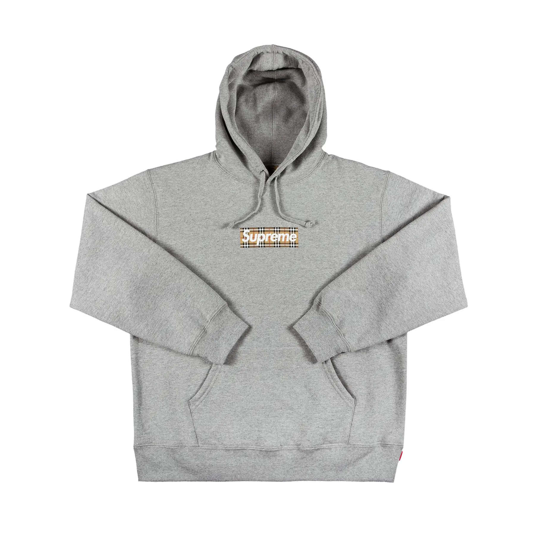 Supreme x Burberry Box Logo Hooded Sweatshirt 