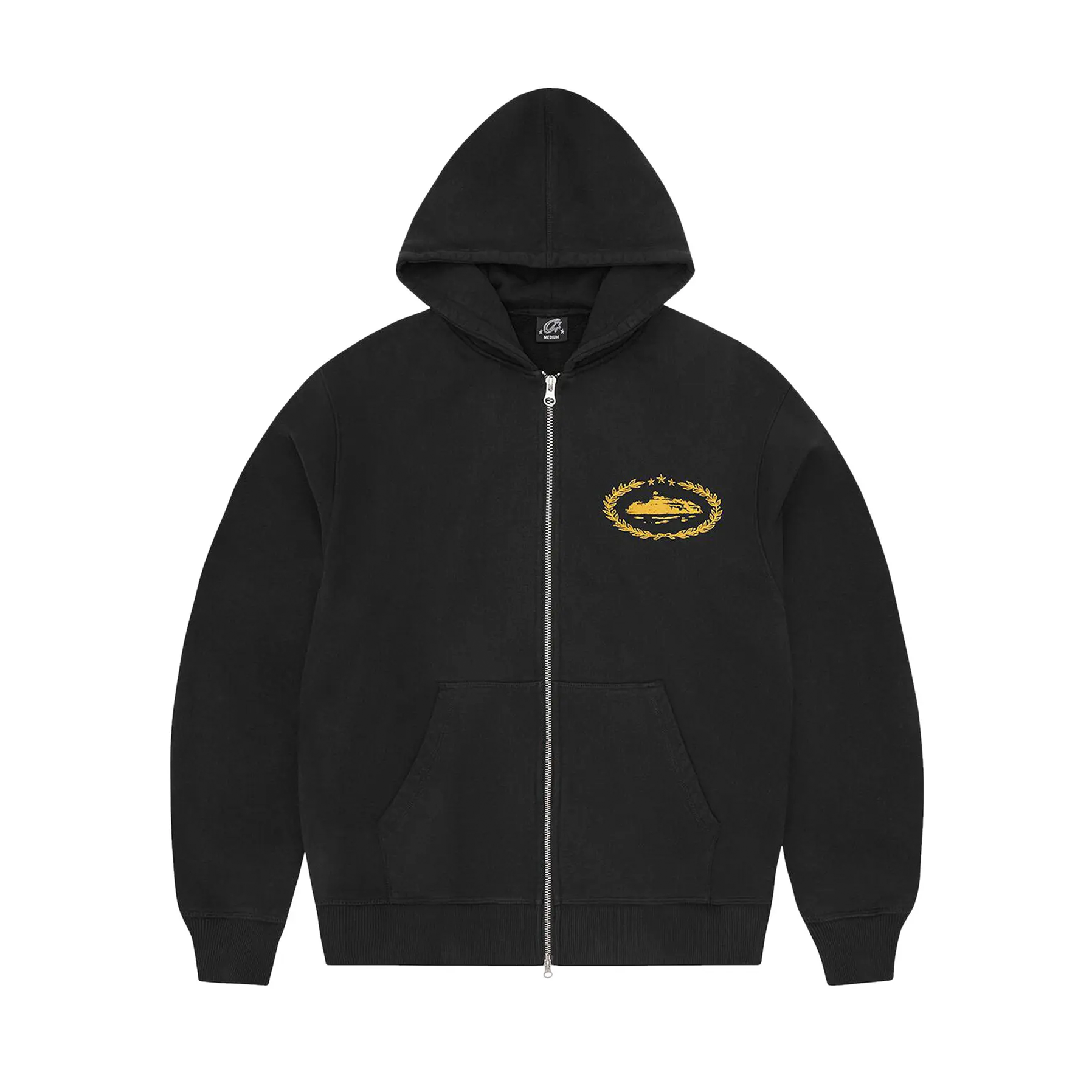 Corteiz Superior Royale Zip Hoodie 'Black/Yellow' – DISTRICT ONE NY Corteiz Superior Royale Zip Hoodie 'Black/Yellow' – DISTRICT ONE NY