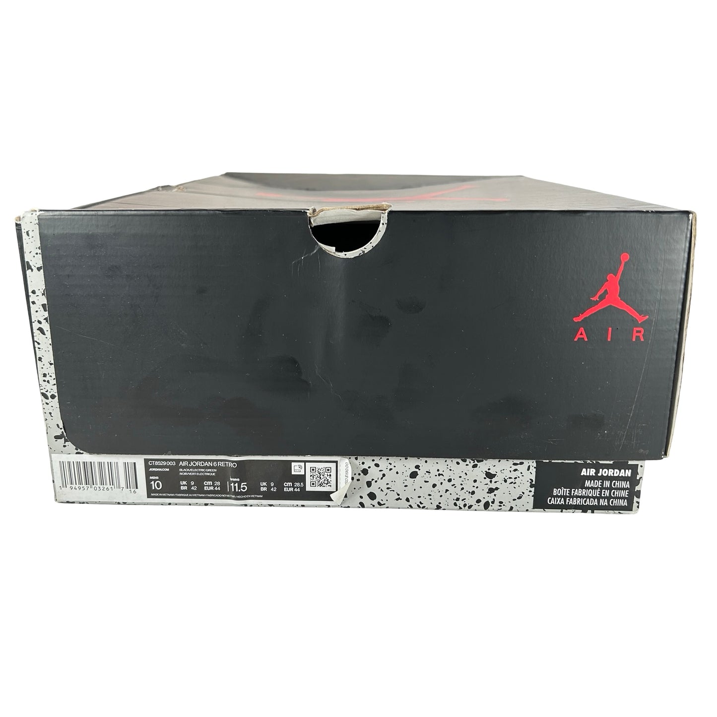 CT8529 003 Jordan 6 Retro Verde Eléctrico