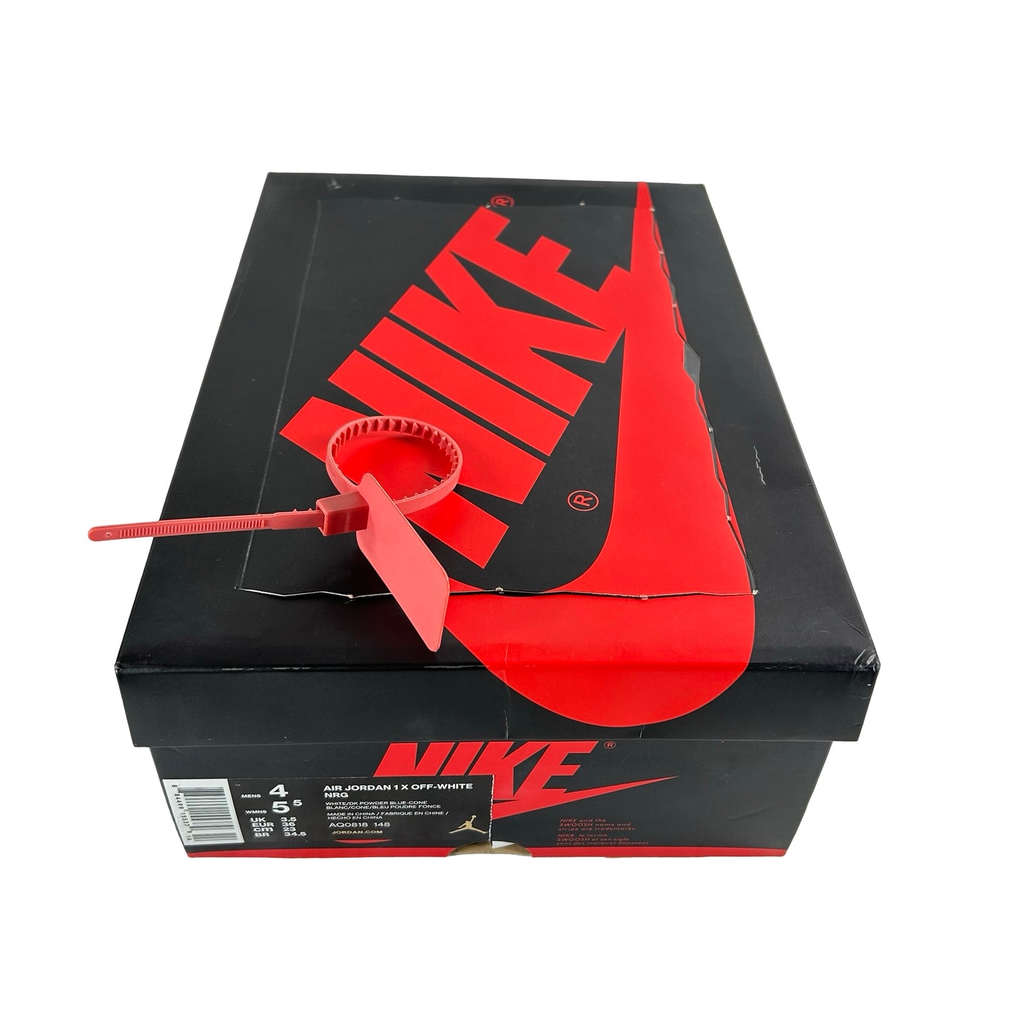 AQ0818 148 Jordan 1 Retro High Off-White UNC - 4 M (Used)