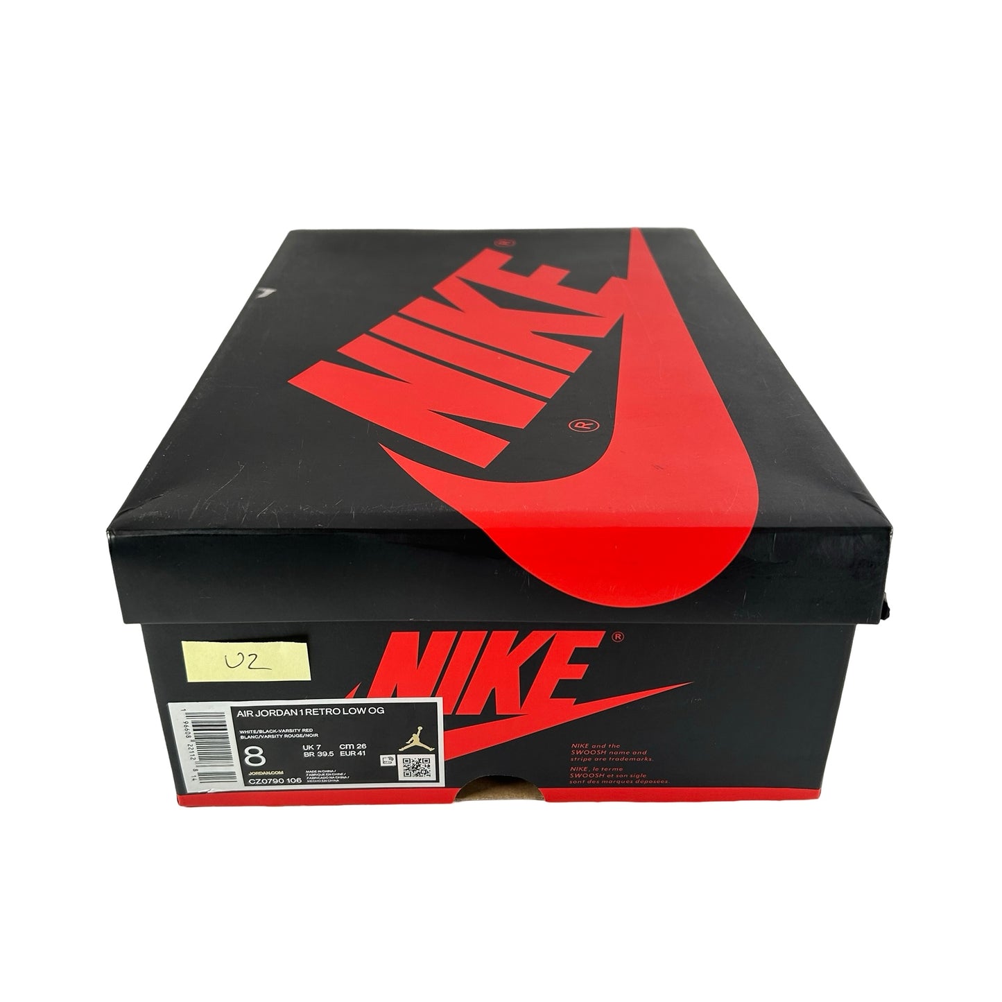 CZ0790 106 Jordan 1 Retro Low OG Punta negra (2023)