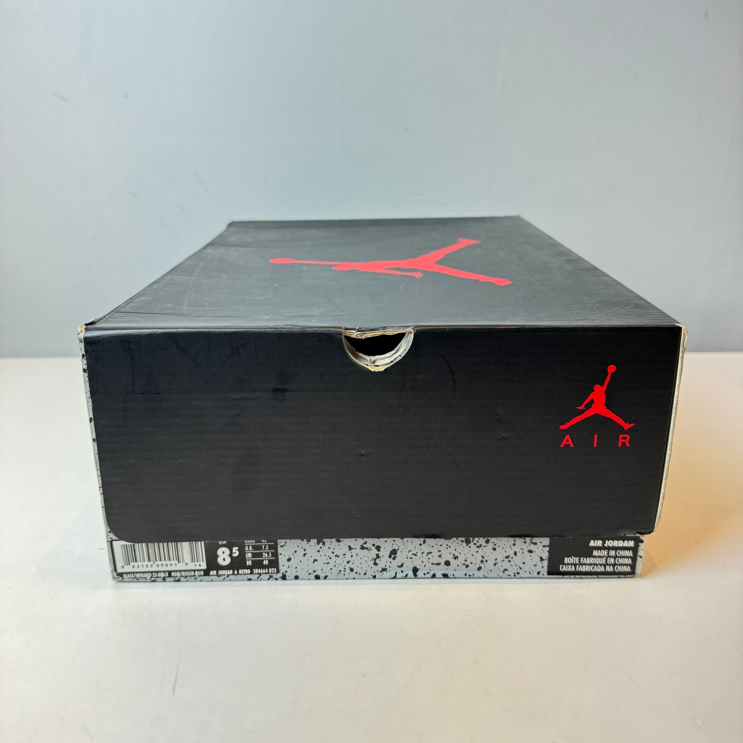 384664 023 Jordan 6 Retro Infrared Black (2014) - 8.5 M (Used)