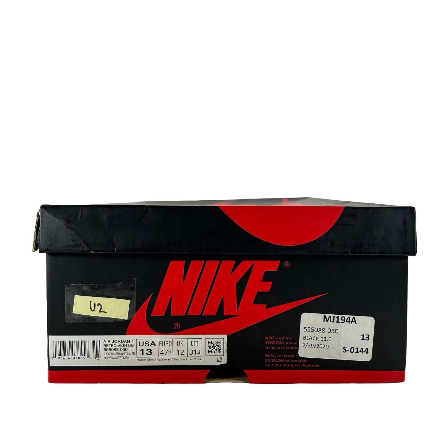 555088 030 Jordan 1 Verde Pino 2.0