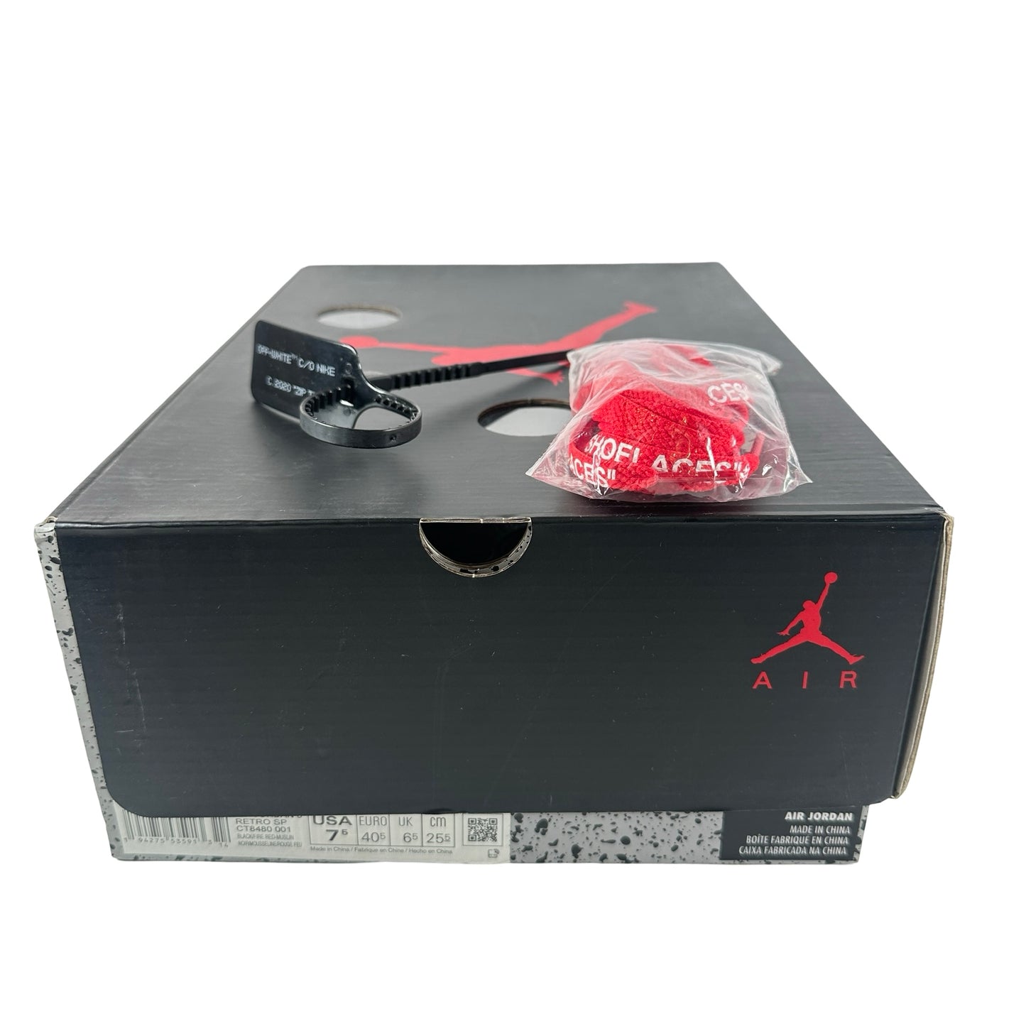 CT8480 001 Jordan 5 Blanco roto Negro