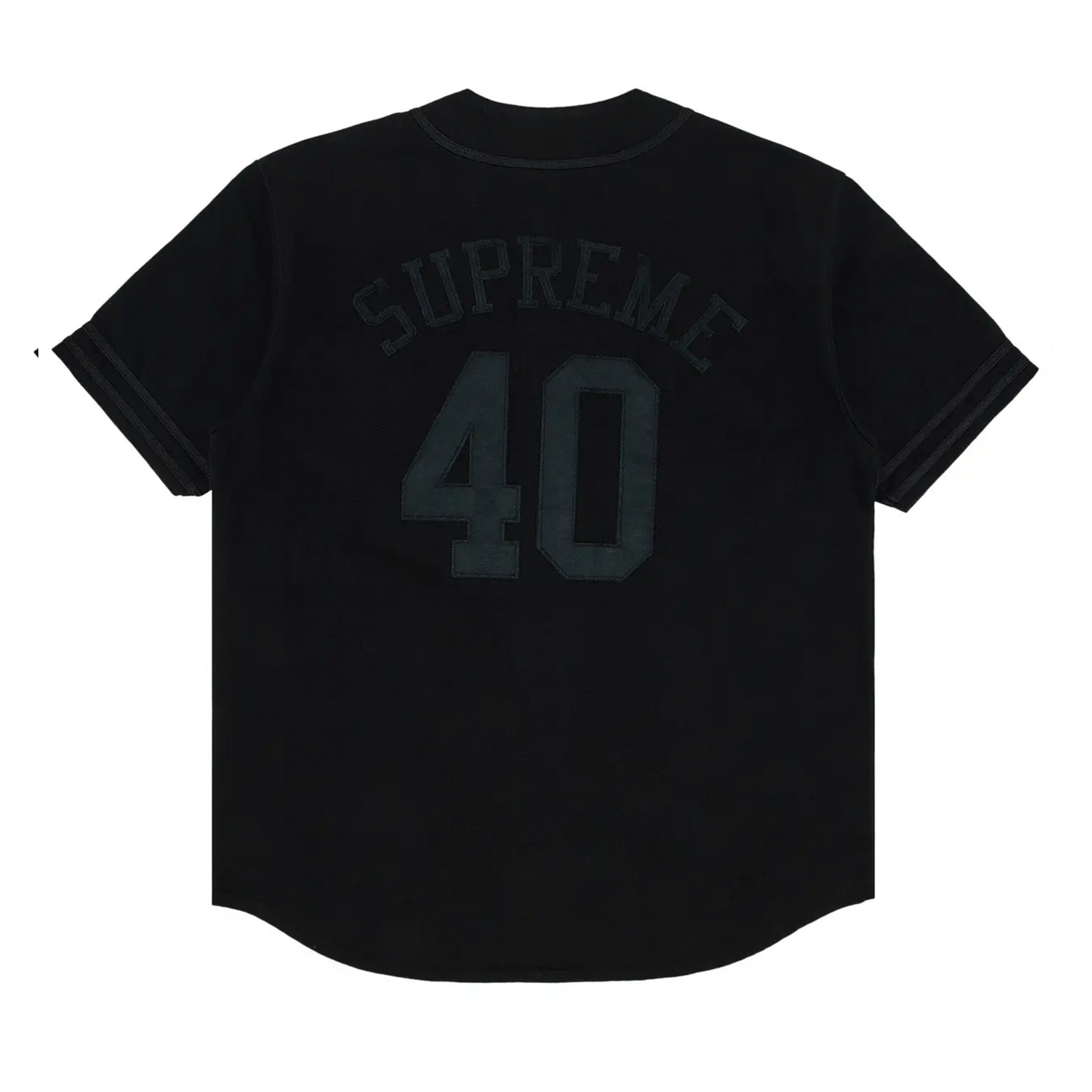 Supreme 40 Acres Twill Baseball Jersey Black