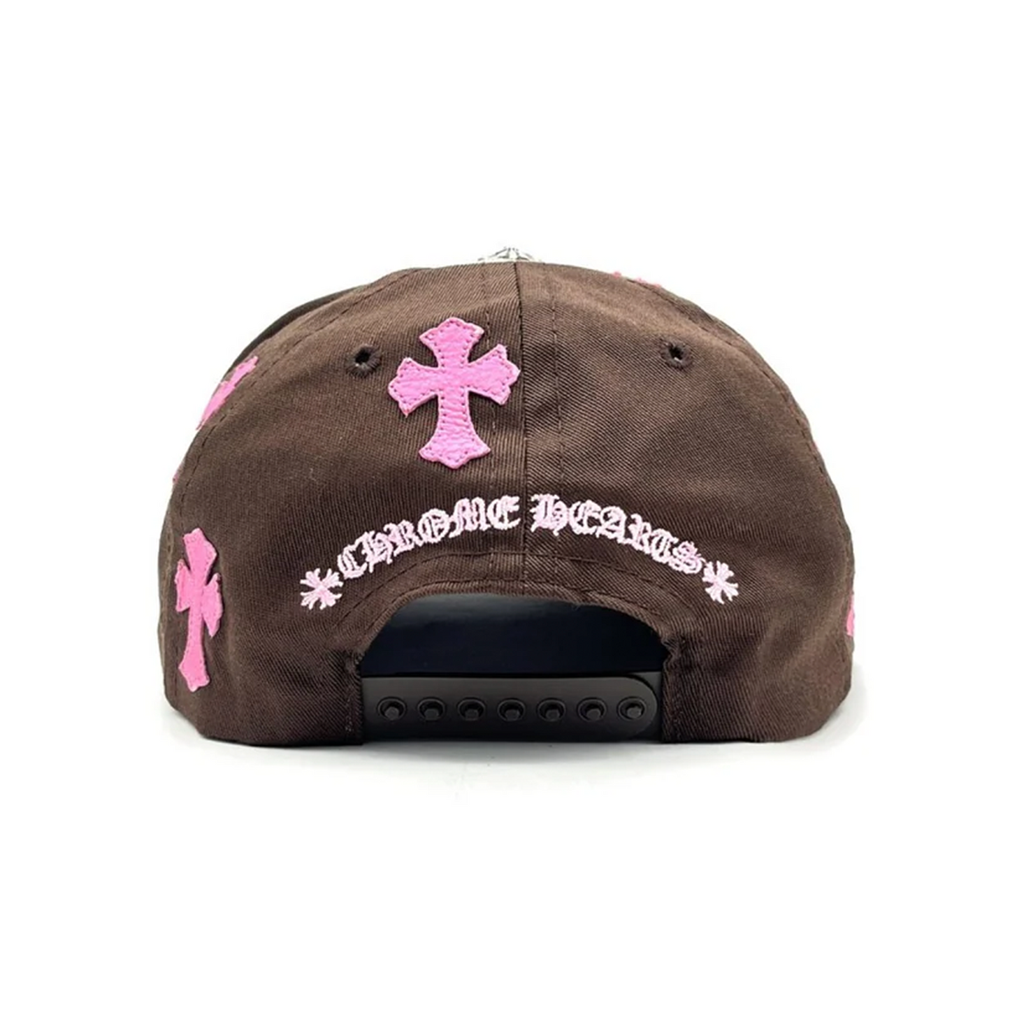Chrome Hearts Cross Patch Hat Brown/Pink