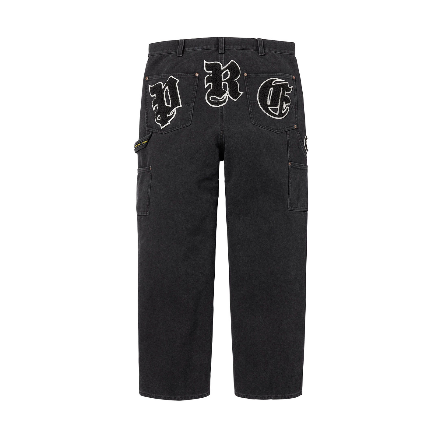 Supreme Old English Canvas Double Knee Painter Pant Black