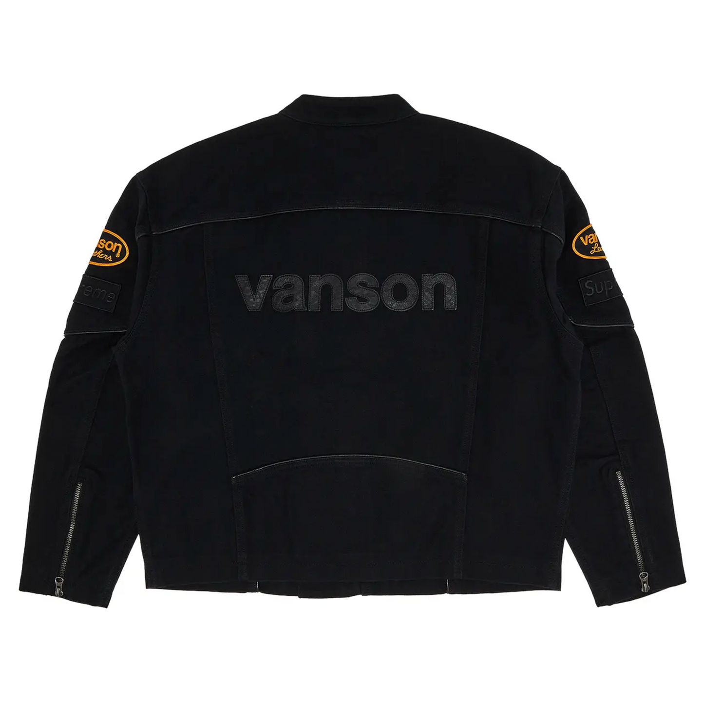 Supreme Vanson Leathers Cordura Cotton Jacket Black