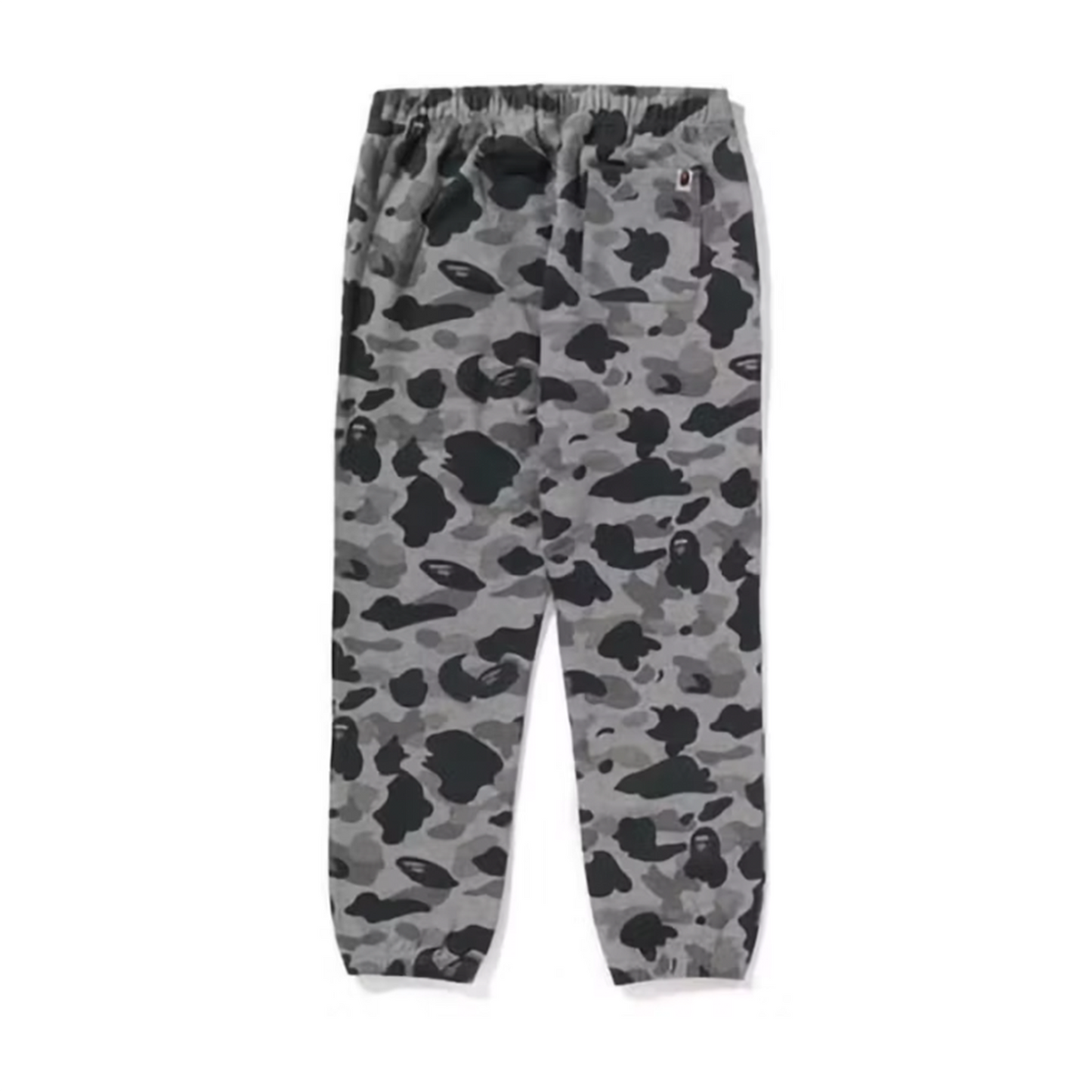 BAPE A Bathing Ape Heather Gray Camo Sweatpants