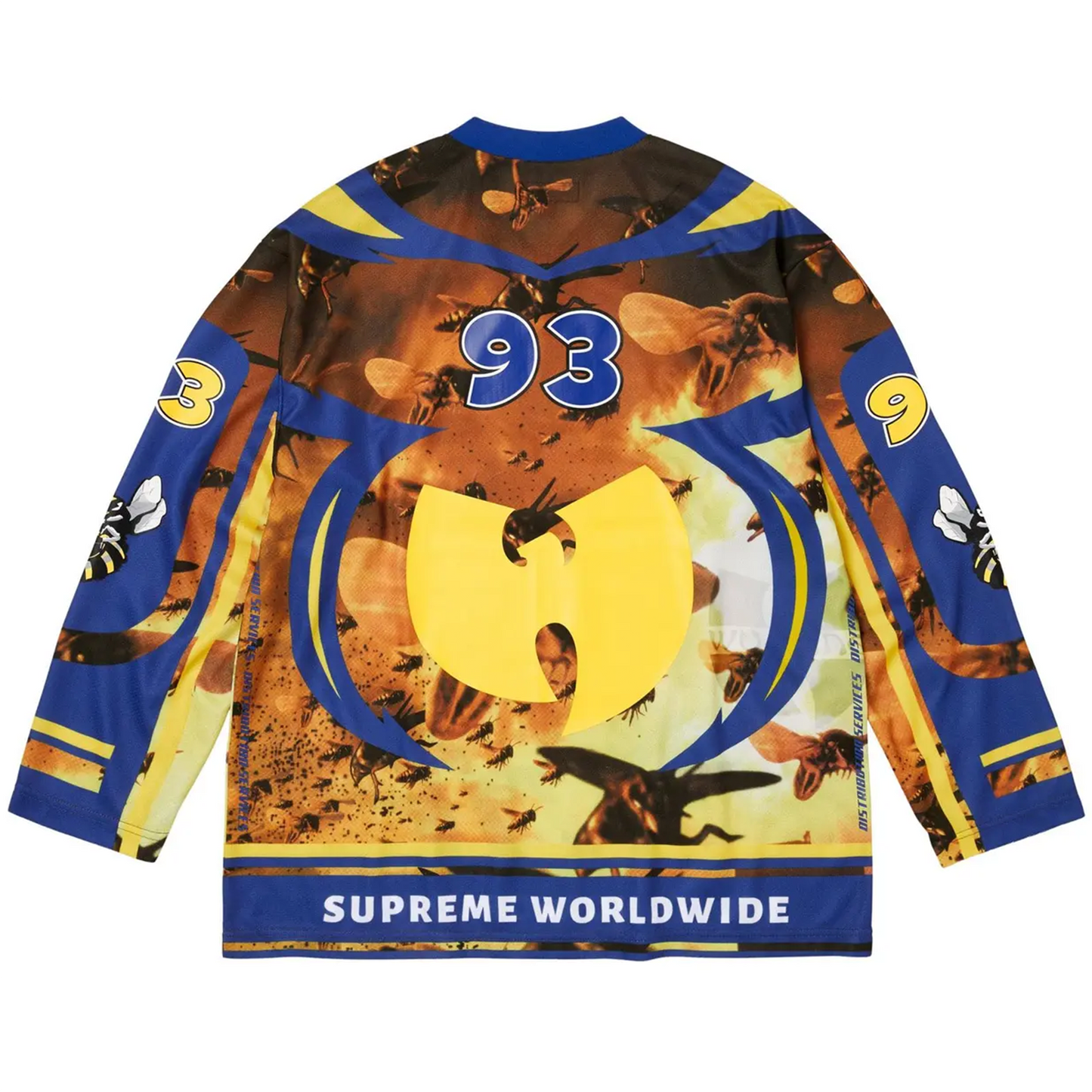 Supreme Wu-Tang Clan Hockey Jersey Blue