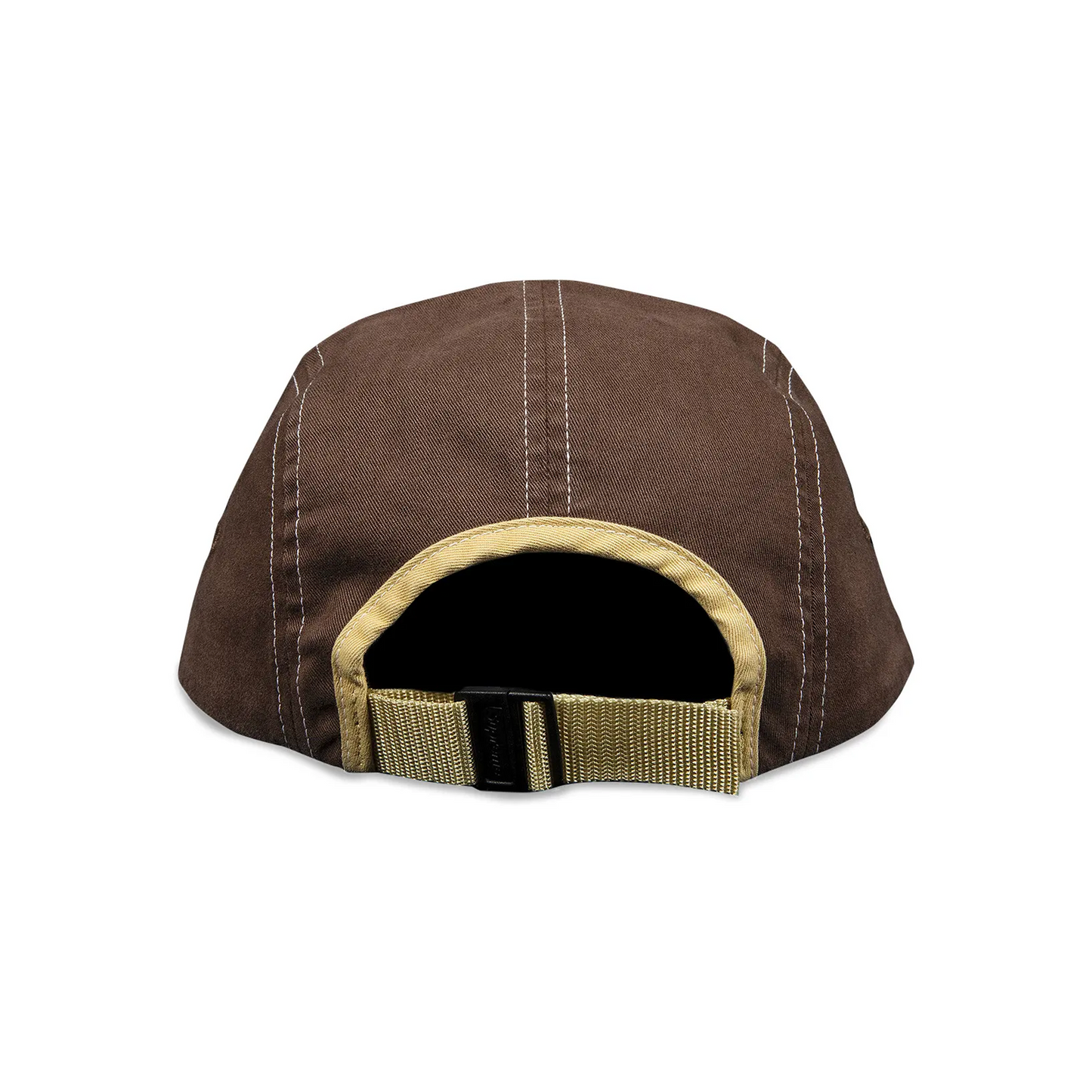 Supreme 2-Tone Twill Camp Cap Brown