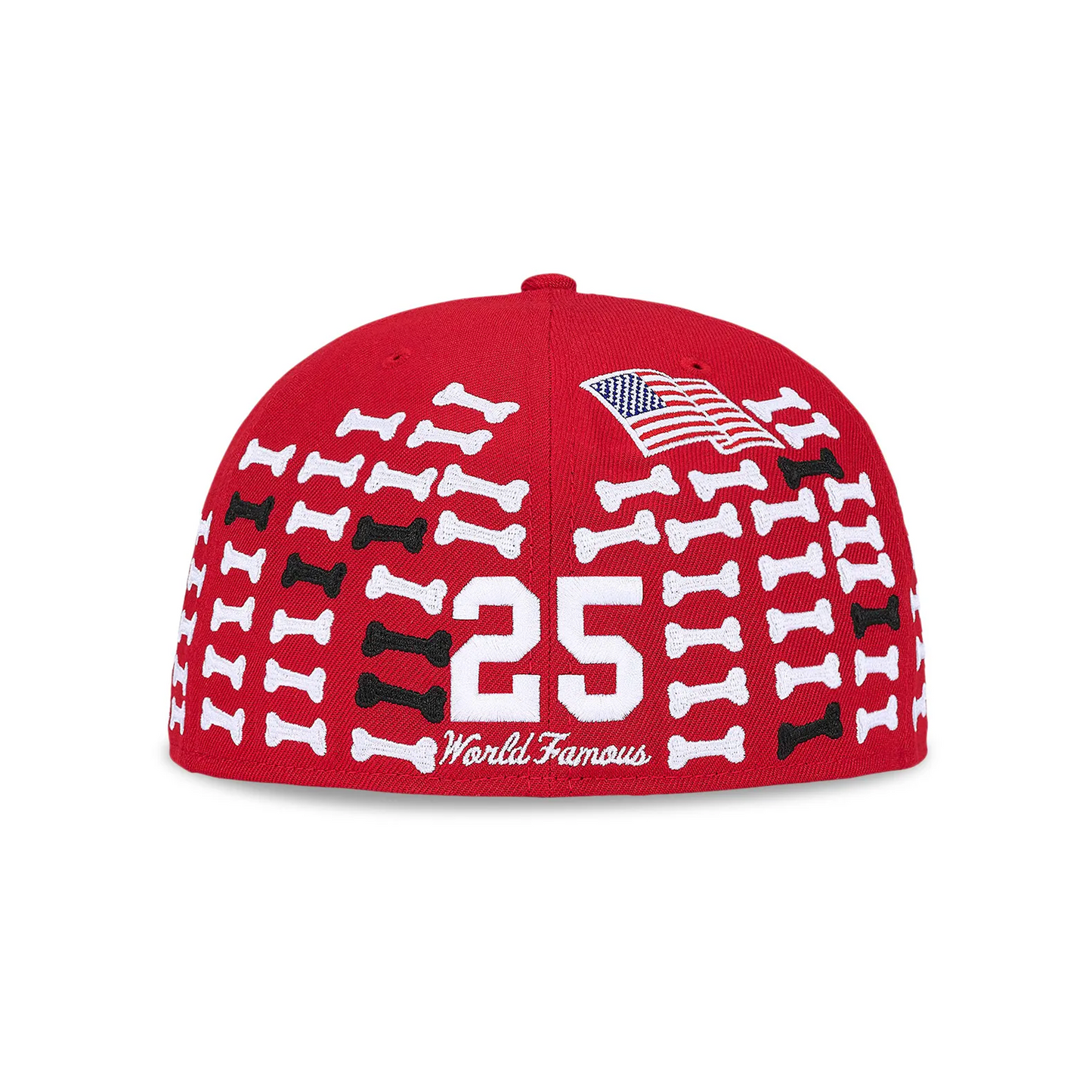 Supreme Bones Box Logo New Era 'Red'